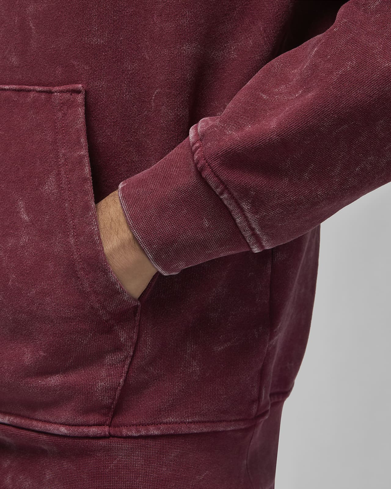 burgundy jordan hoodie