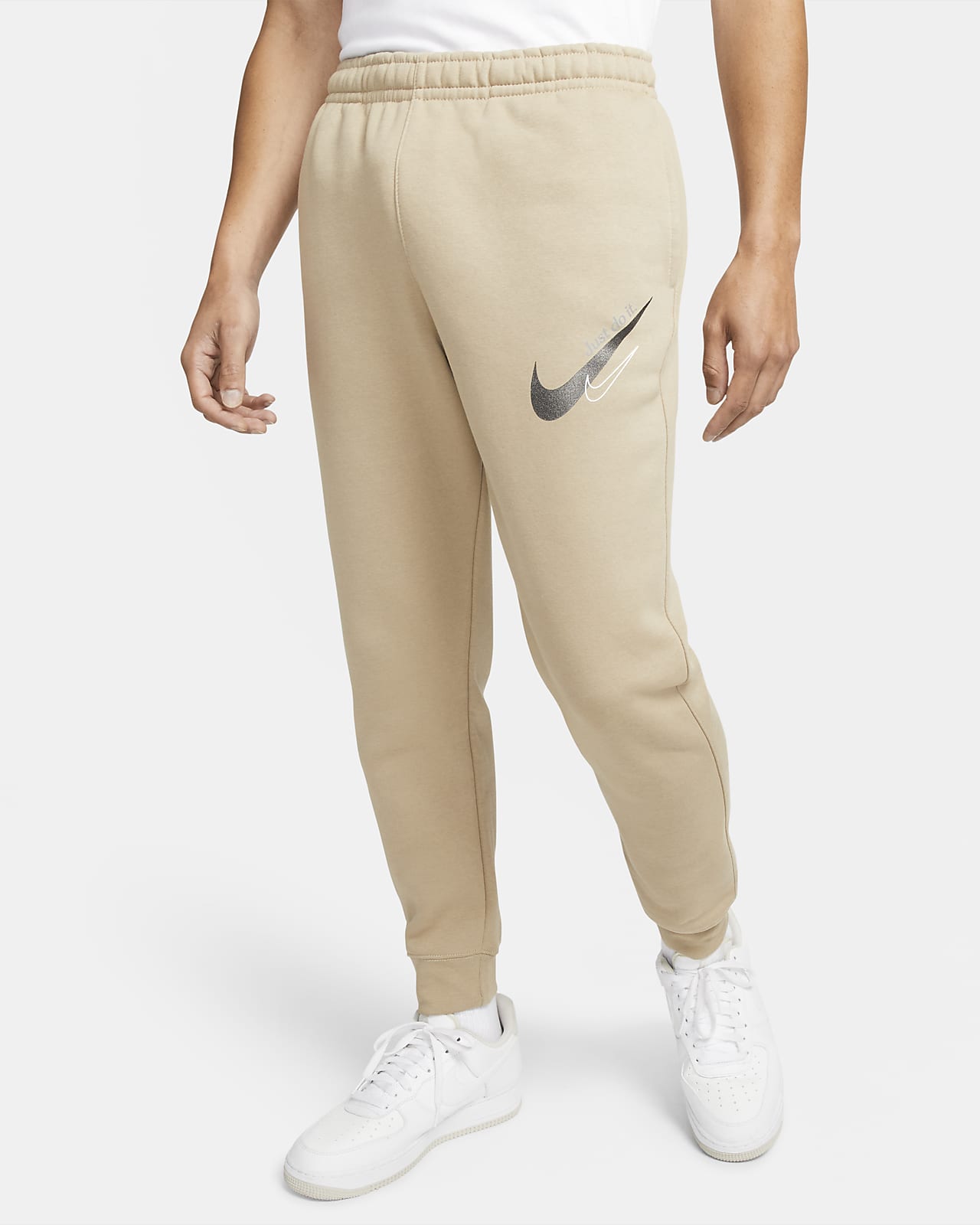 womens white joggers nike