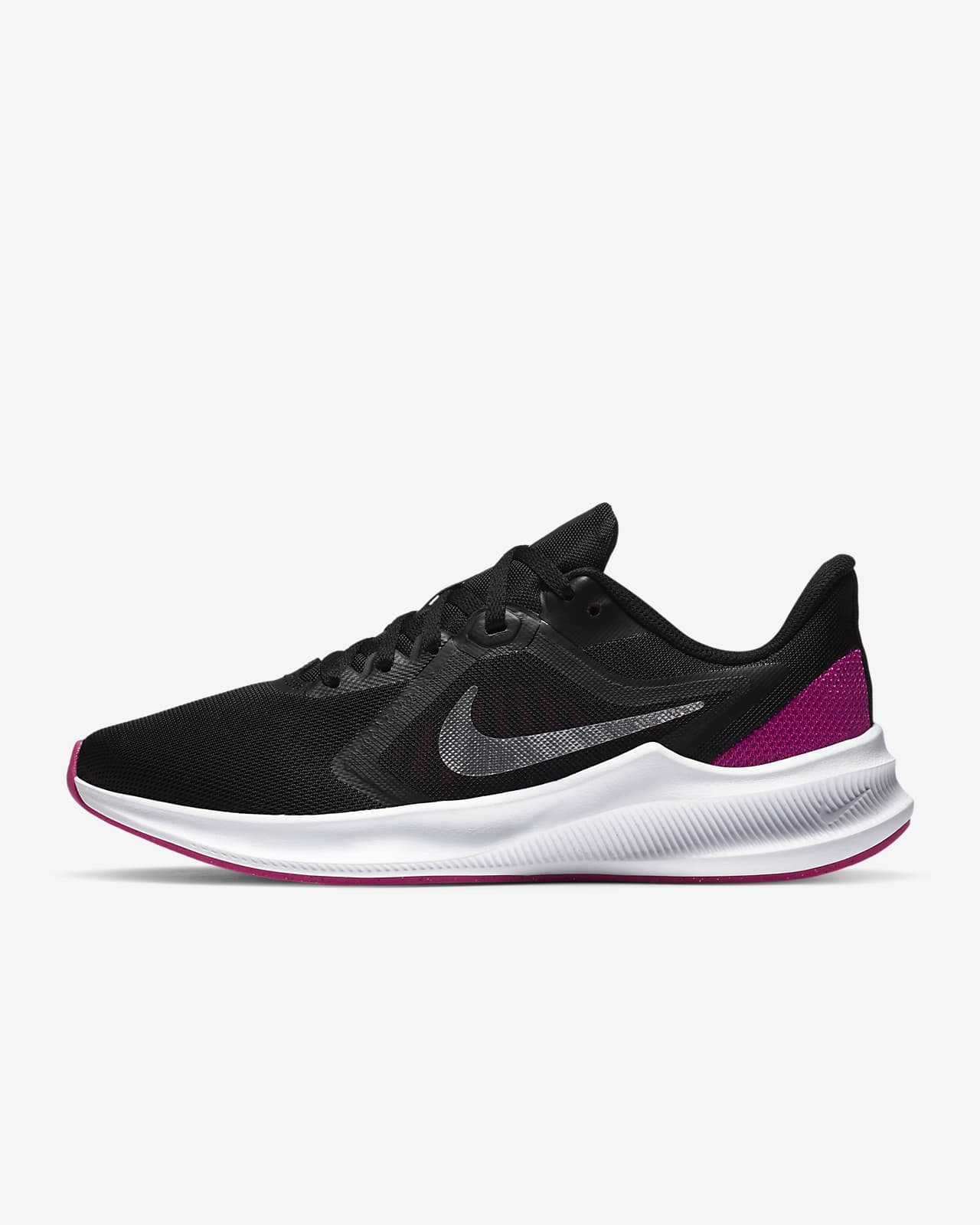 nike downshifter pink black