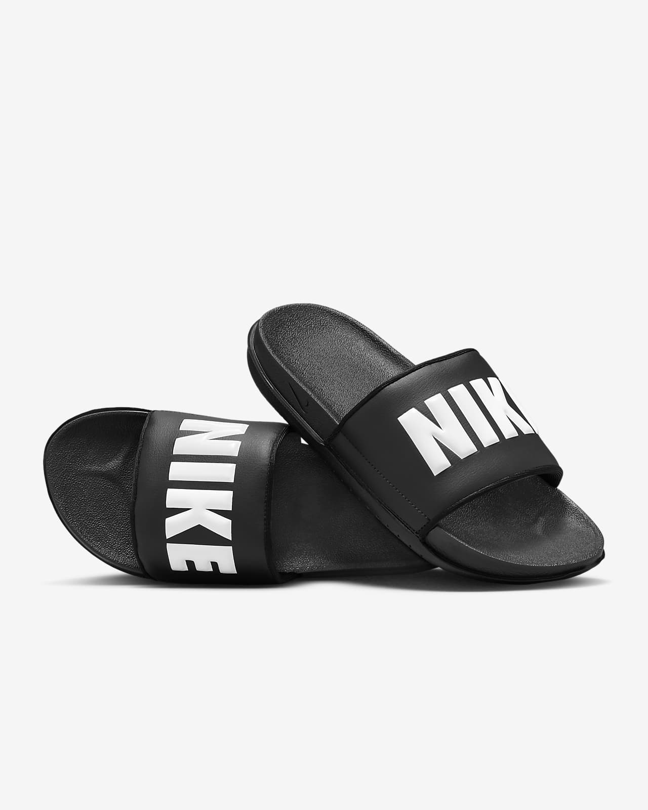 nike offcourt women's slide sandals black
