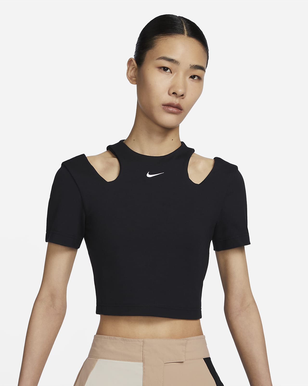 Nike Sportswear Everyday Modern Women's Woven Short-Sleeve Top