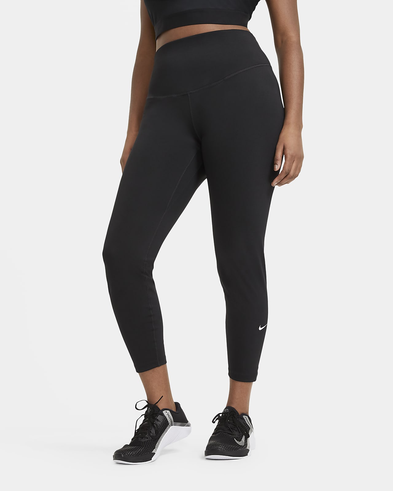 Nike One leggings med mellomhøyt liv til dame (Plus Size)