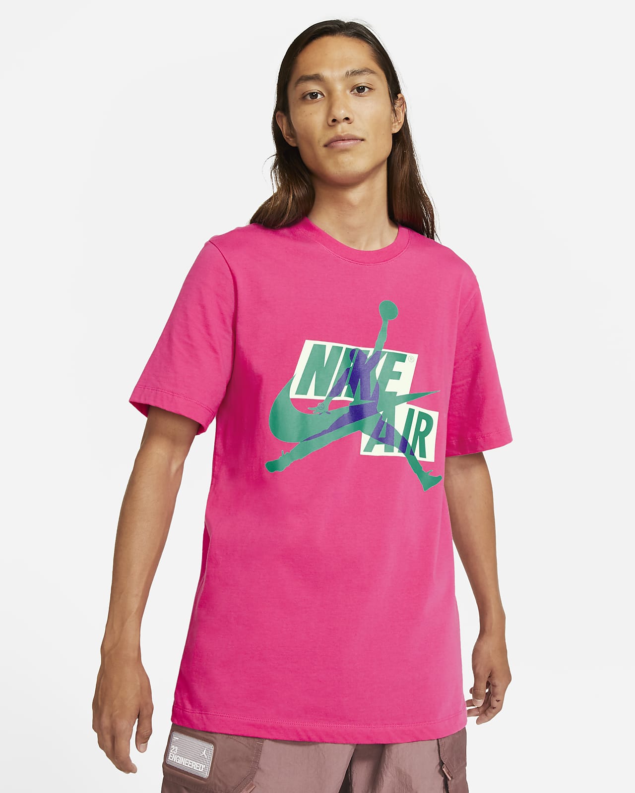Playera de manga corta para hombre Jordan Jumpman Classics HBR Playera de manga corta para hombre Jordan Jumpman Classics HBR