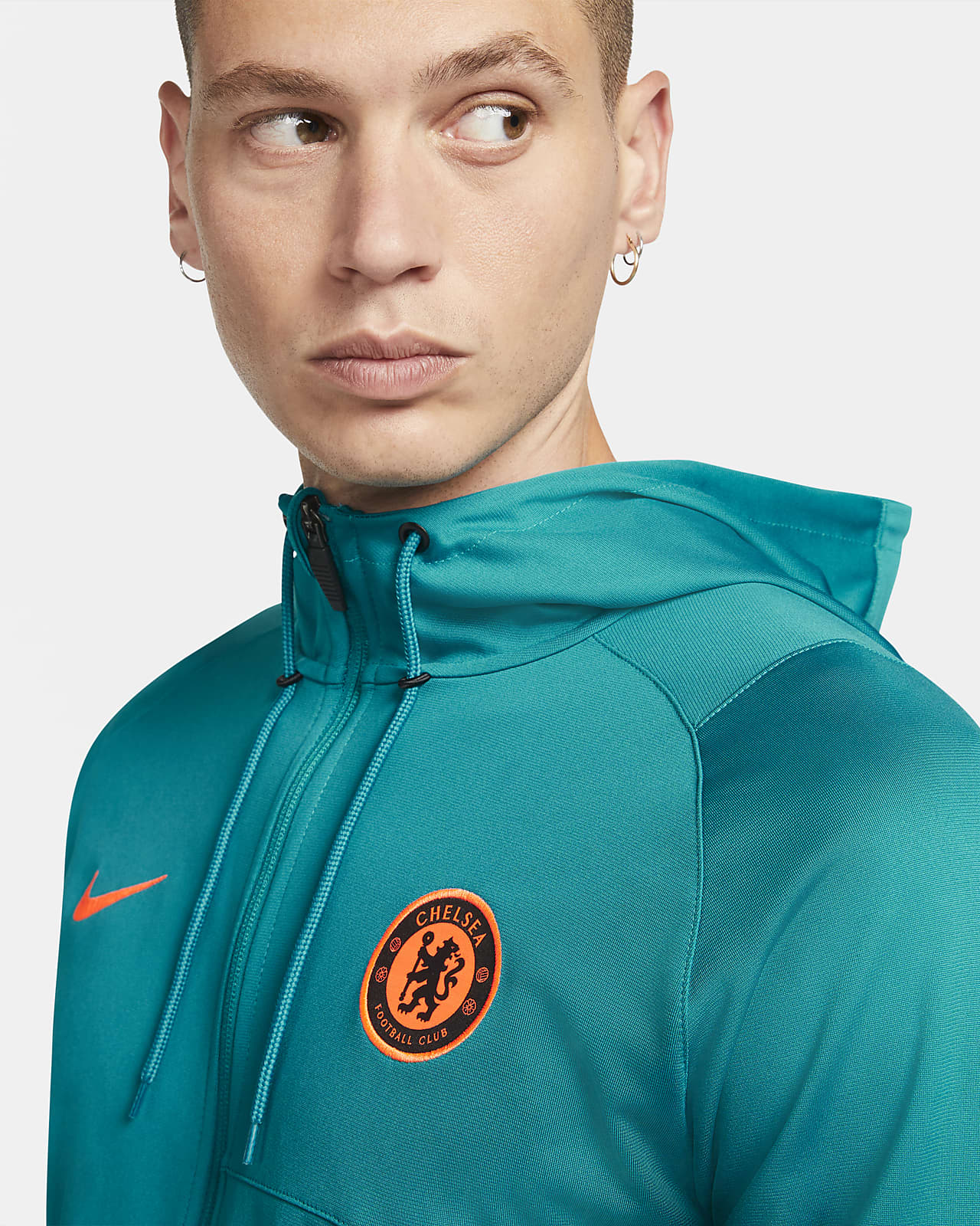 Chelsea F.C. Strike Men's Nike Dri-FIT Knit Football Tracksuit Jacket ...
