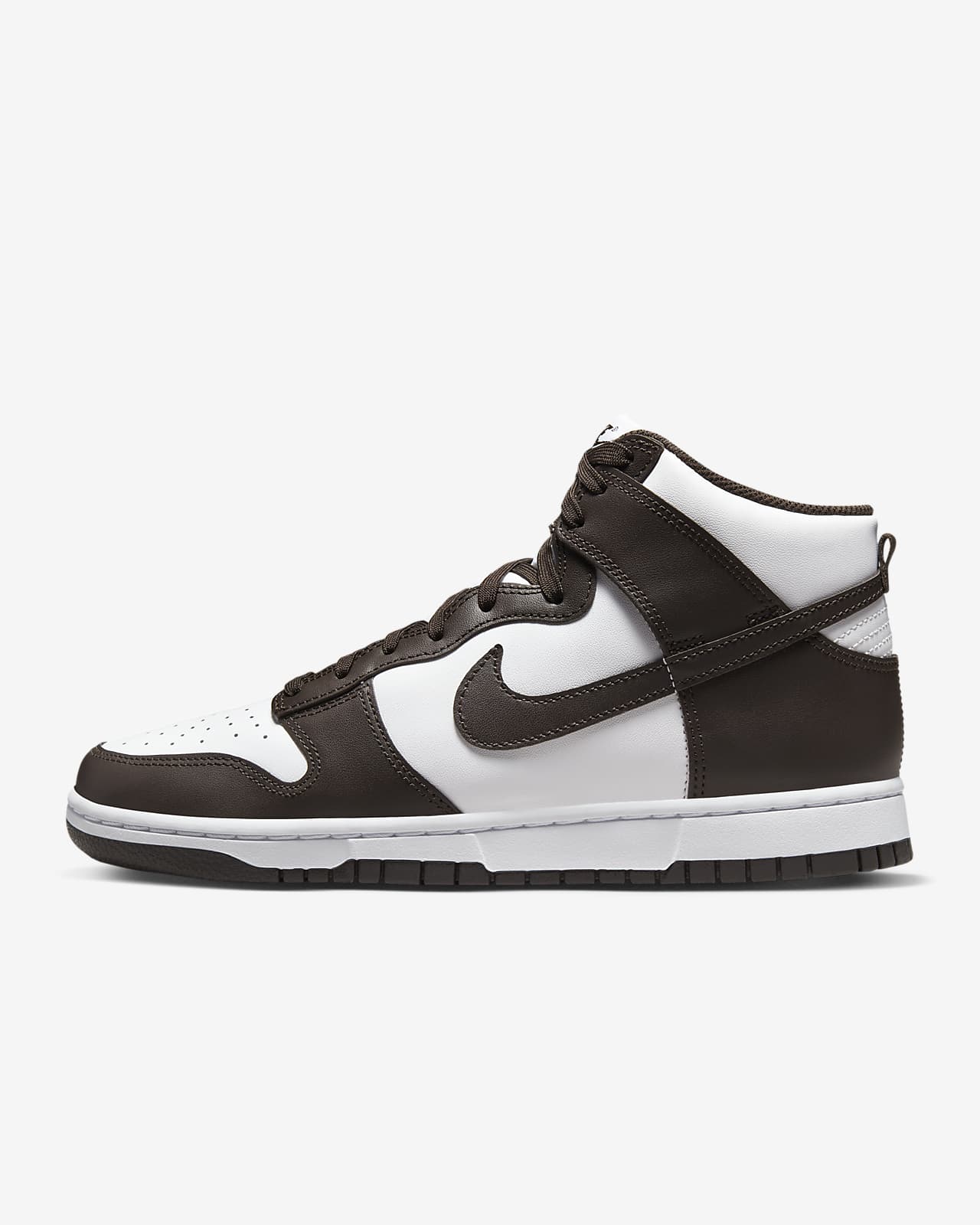 Nike Dunk High Retro Panda White/Black-Total Orange / 14