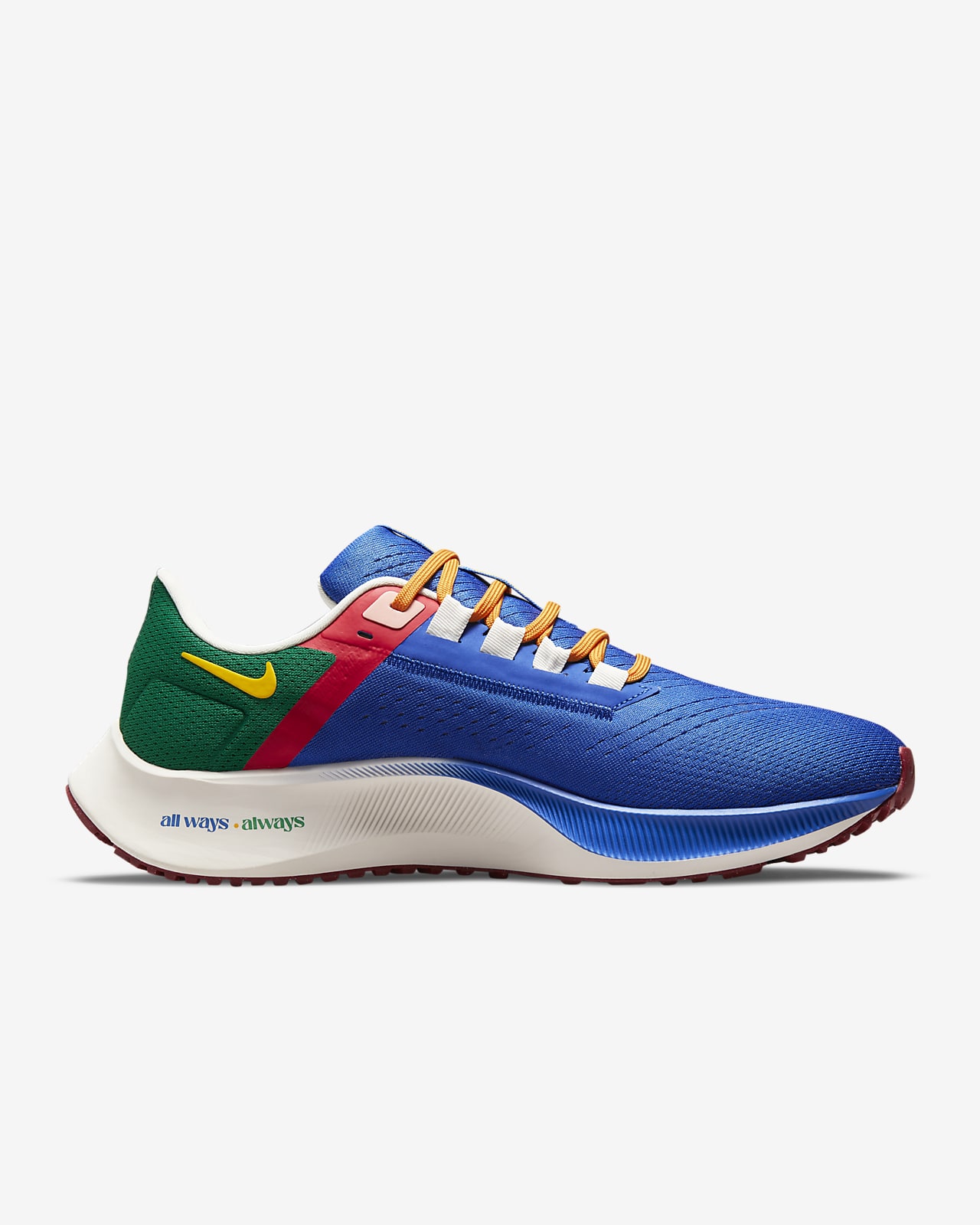 Nike Air Zoom Pegasus 38 A.I.R. Jordan Moss Hardloopschoenen voor heren  (straat). Nike BE