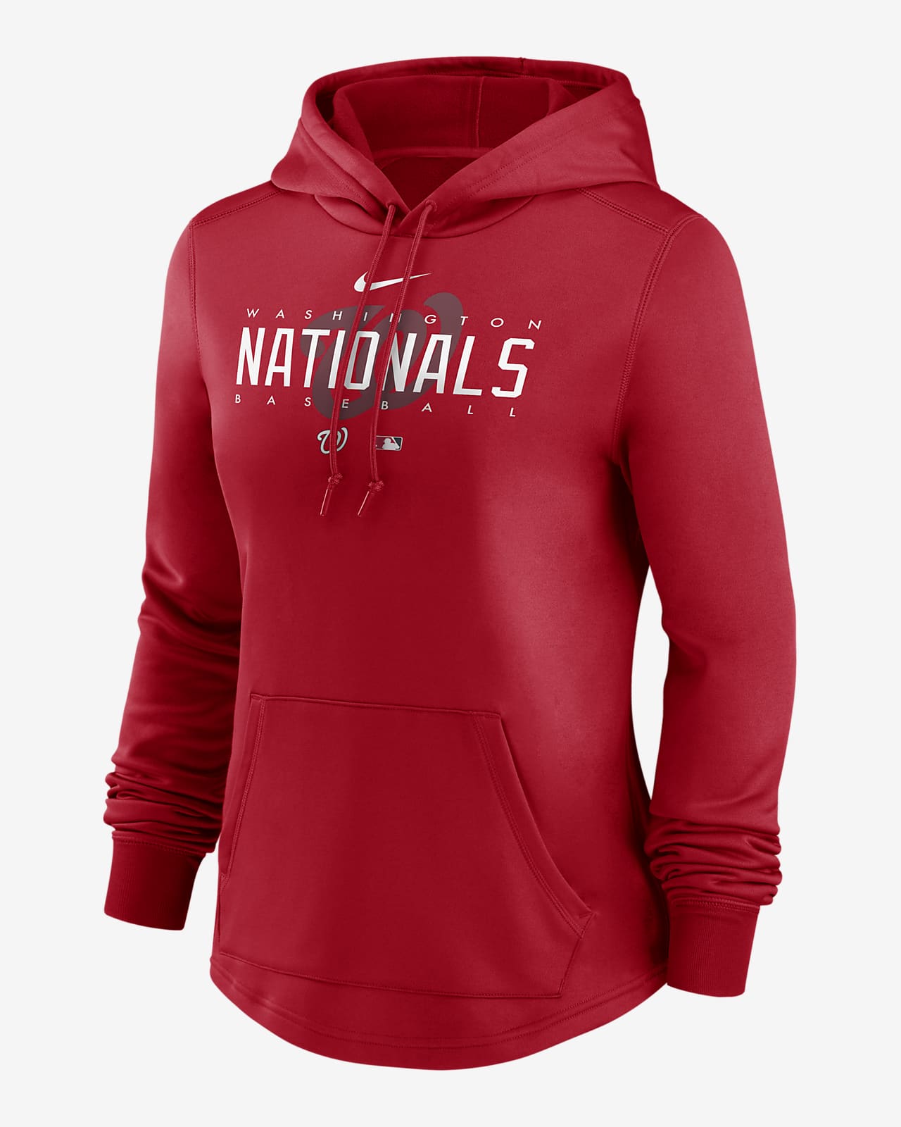 Nike Therma Pregame (MLB Washington Nationals) Women's Pullover Hoodie