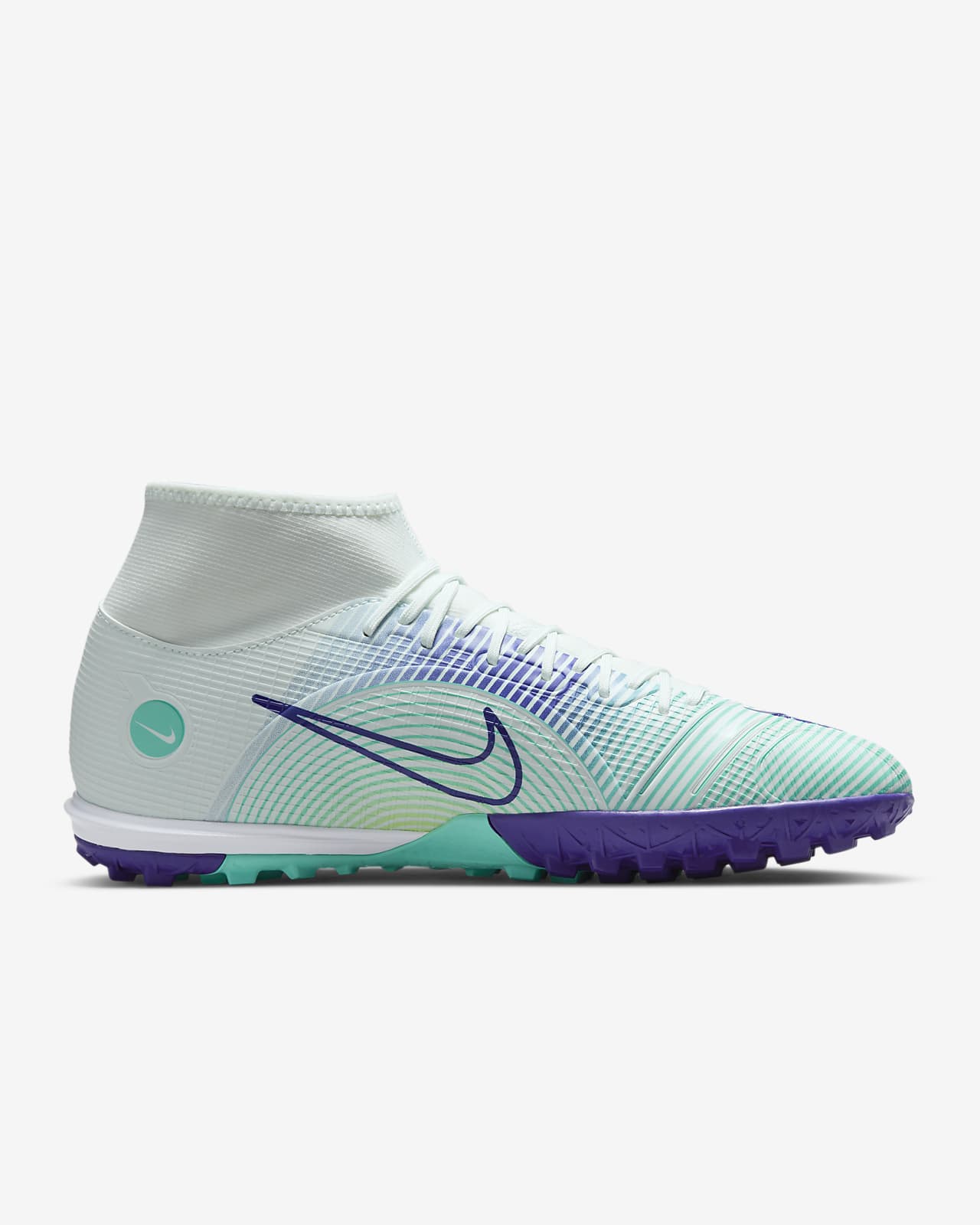 Calzado de fútbol para pasto sintético (turf) Nike Mercurial Dream Speed Superfly  8 Academy TF. Nike MX