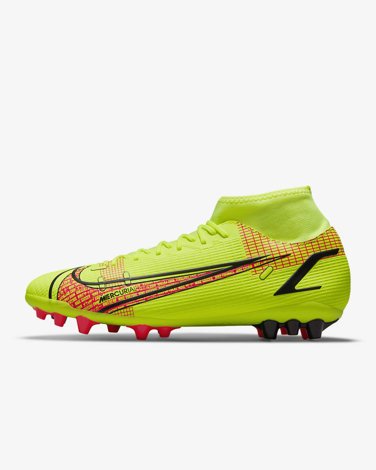 Nike Mercurial Superfly 8 Academy AG Artificial-Grass Football Boots ...