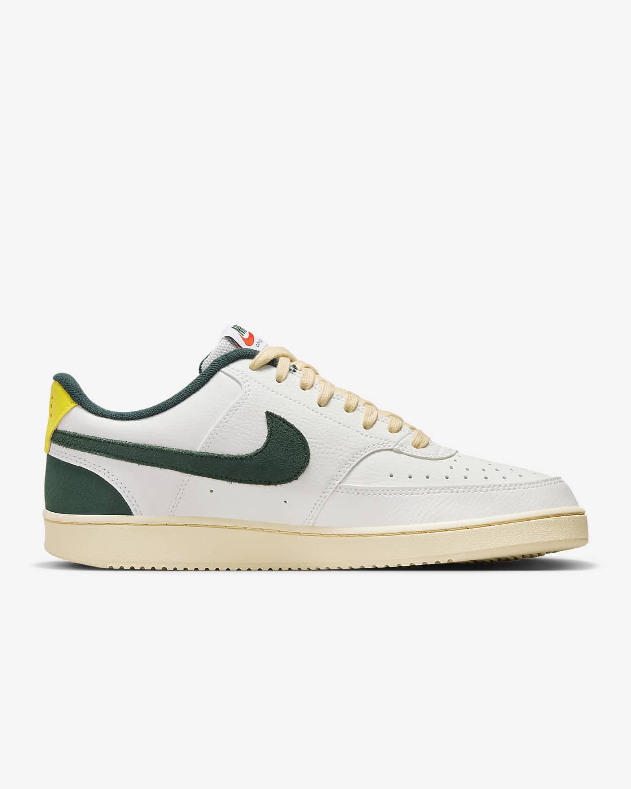 nike court vision white green