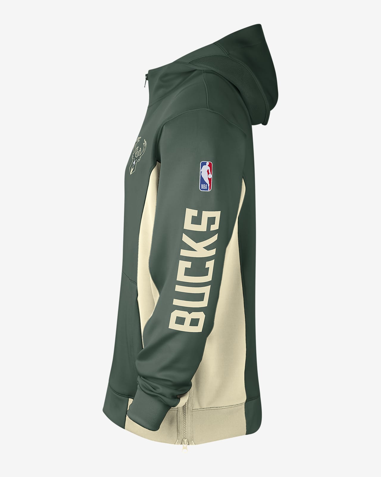 Nike Milwaukee Bucks Showtime Dri-fit Nba Full-zip Hoodie 50% Recycled  Polyester in Green for Men