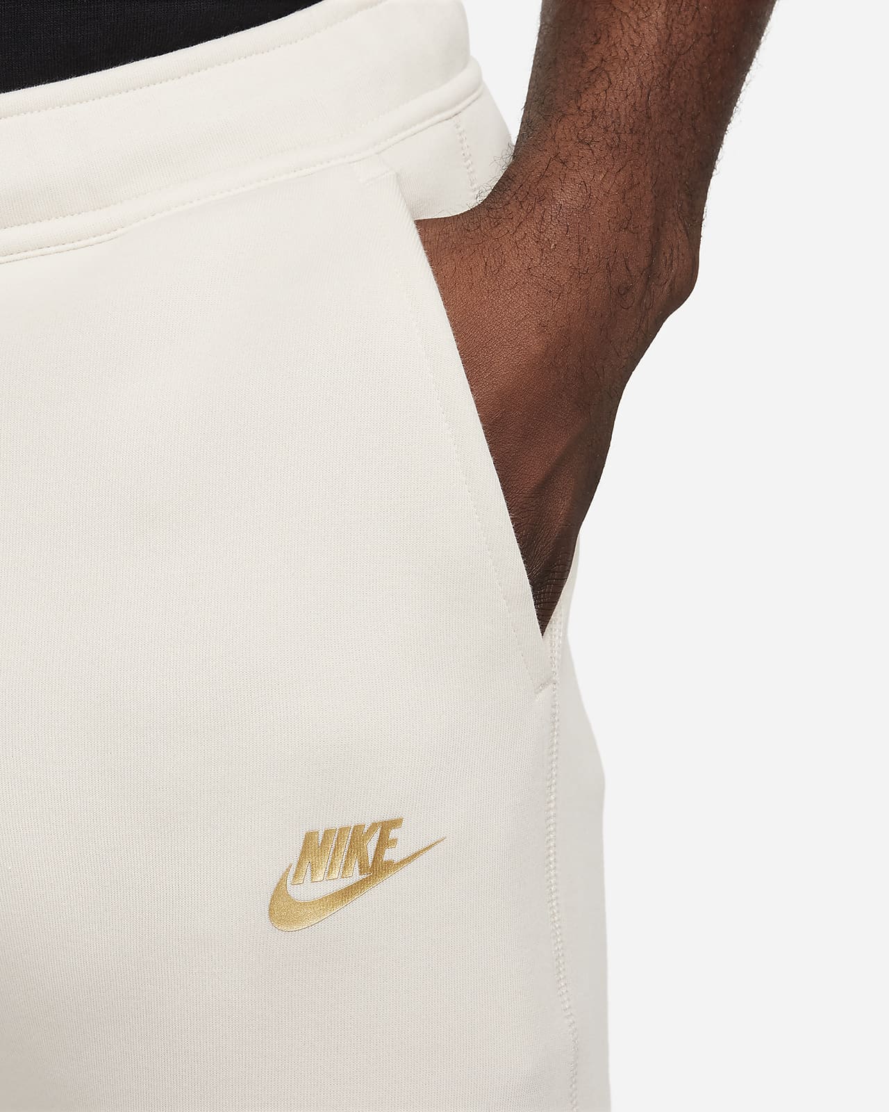 Pants and jeans Nike Sportswear Tech Fleece M Joggers White/ Htr