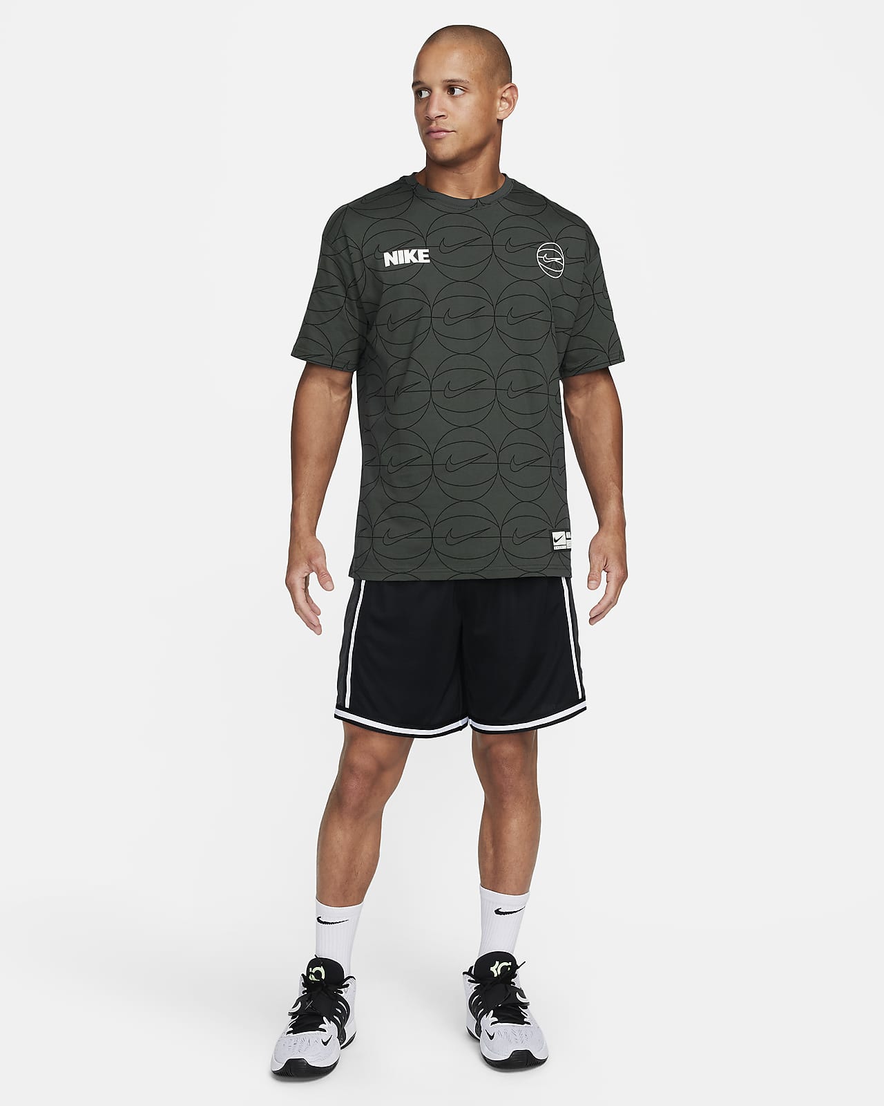 Mens nike shirt top and shorts set