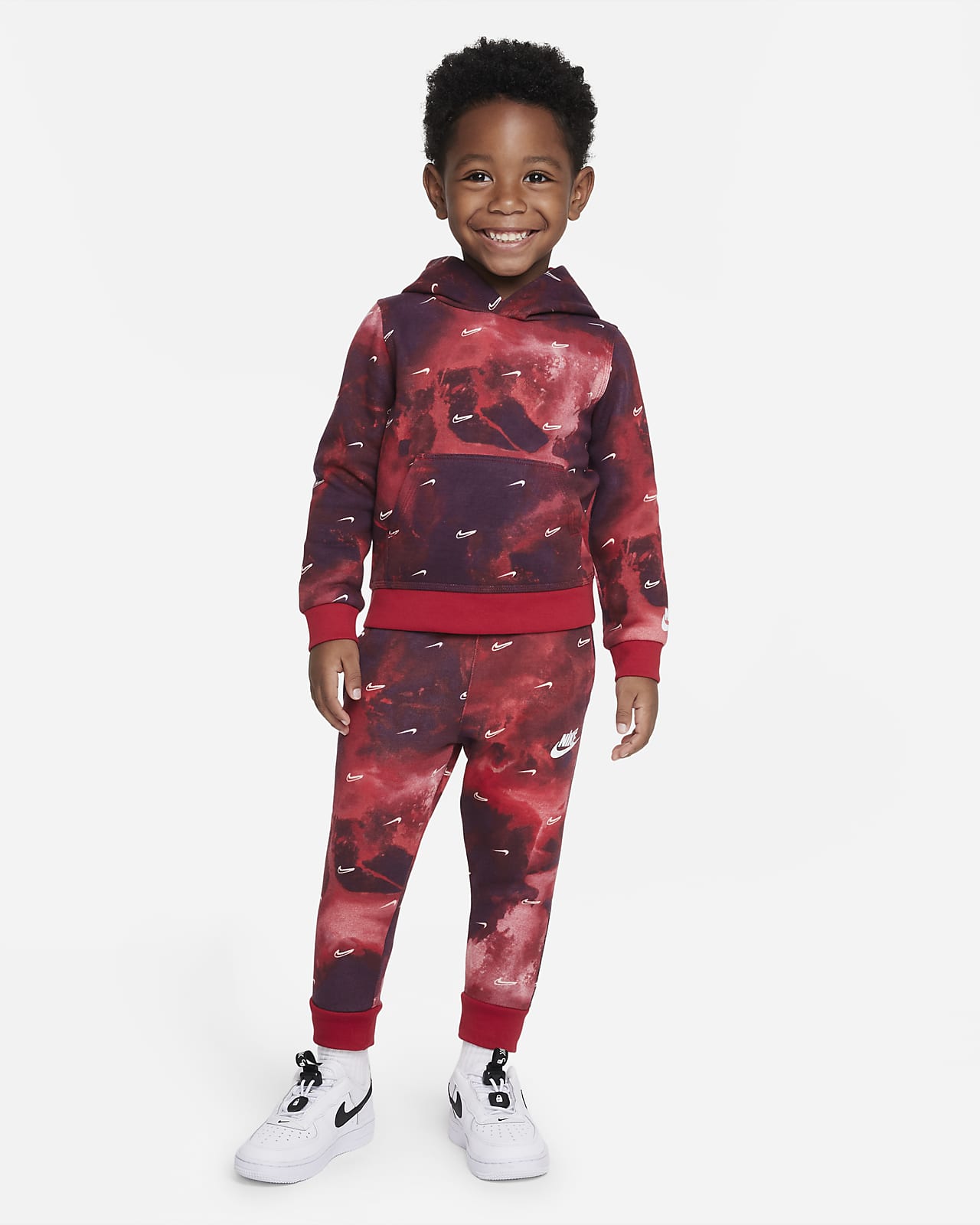 Nike Sportswear Marble Pullover Toddler Hoodie.
