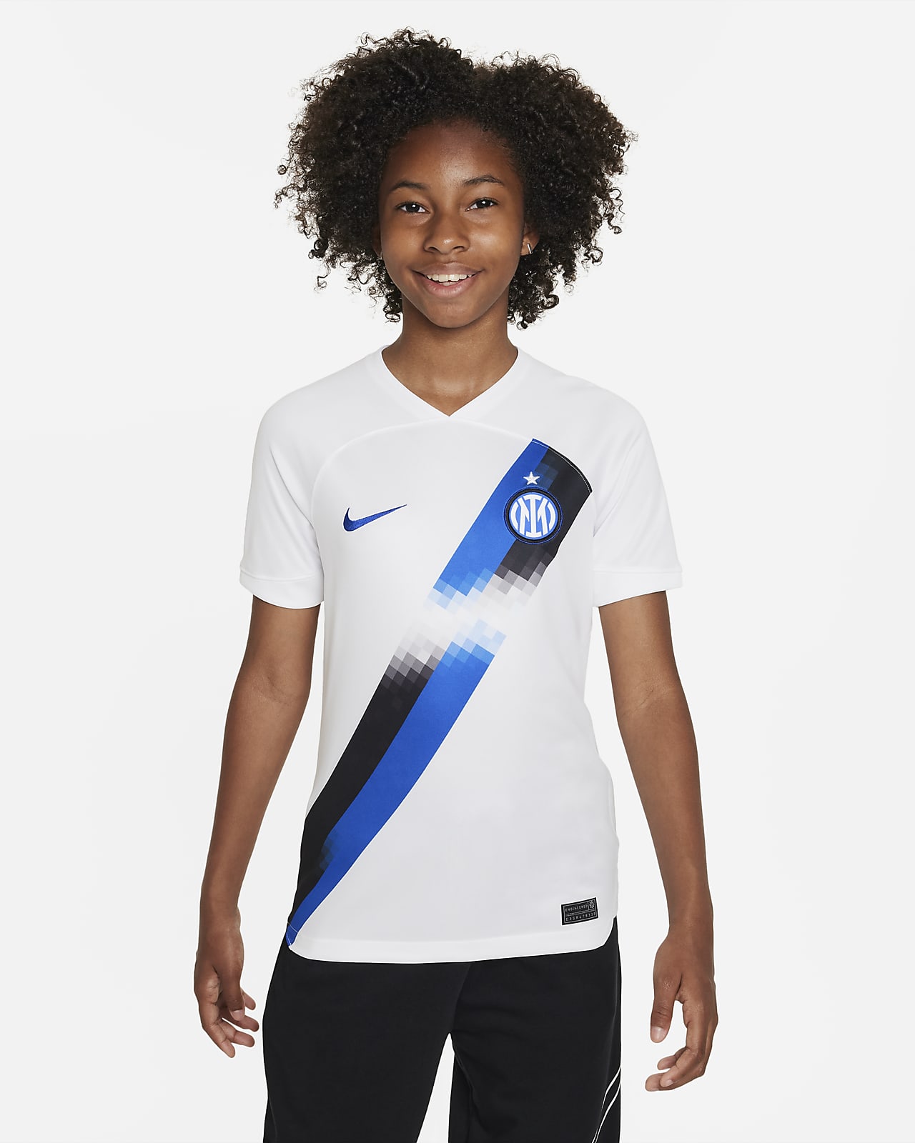 Koszulka piłkarska dla dużych dzieci Nike Dri-FIT FC Inter Mediolan 2023/24  (wersja wyjazdowa)
