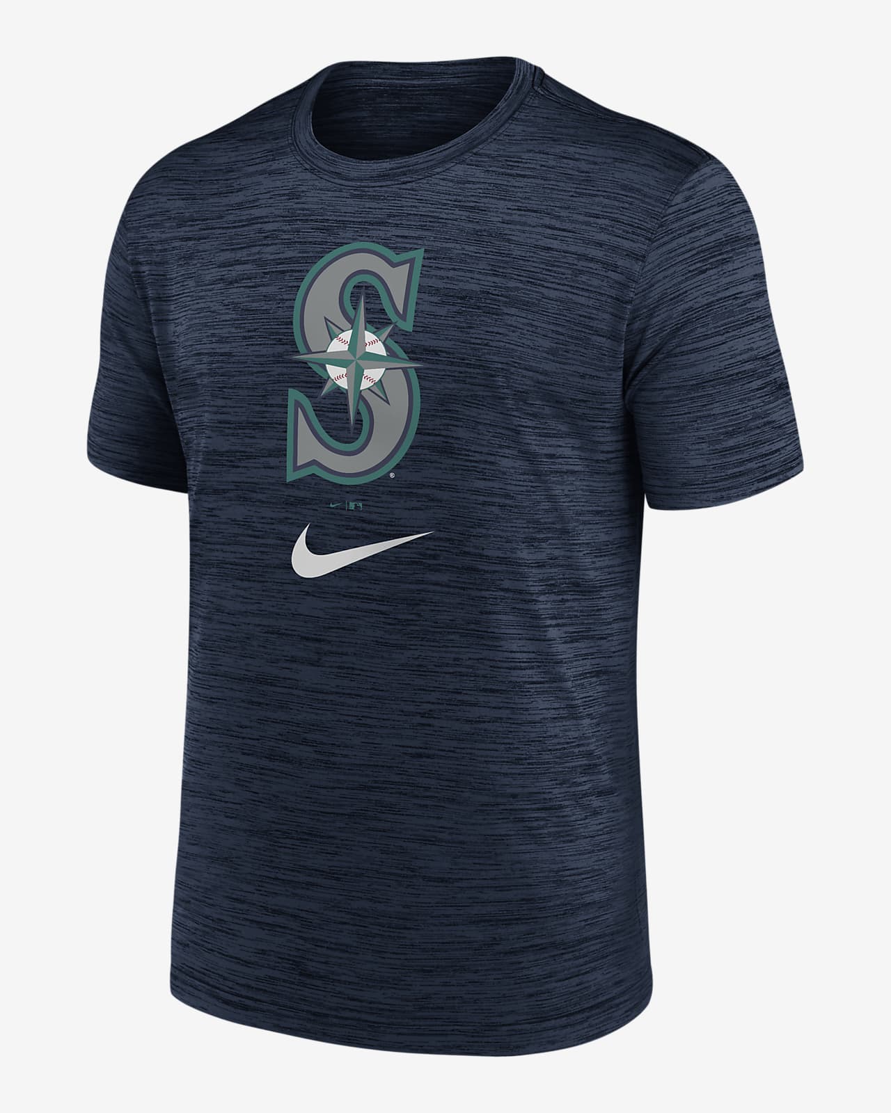 Nike Logo Velocity (MLB Seattle Mariners) Men's T-Shirt