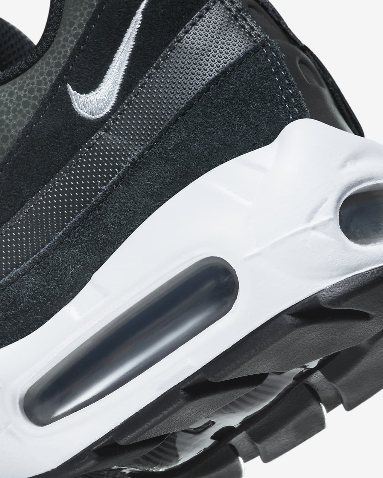 Nike air max 95 mens cheap white and black