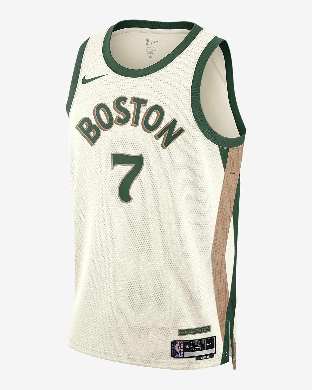 Jersey Nike Dri-FIT Swingman de la NBA Nike Dri-FIT Jaylen Brown Boston Celtics City Edition 2023/24