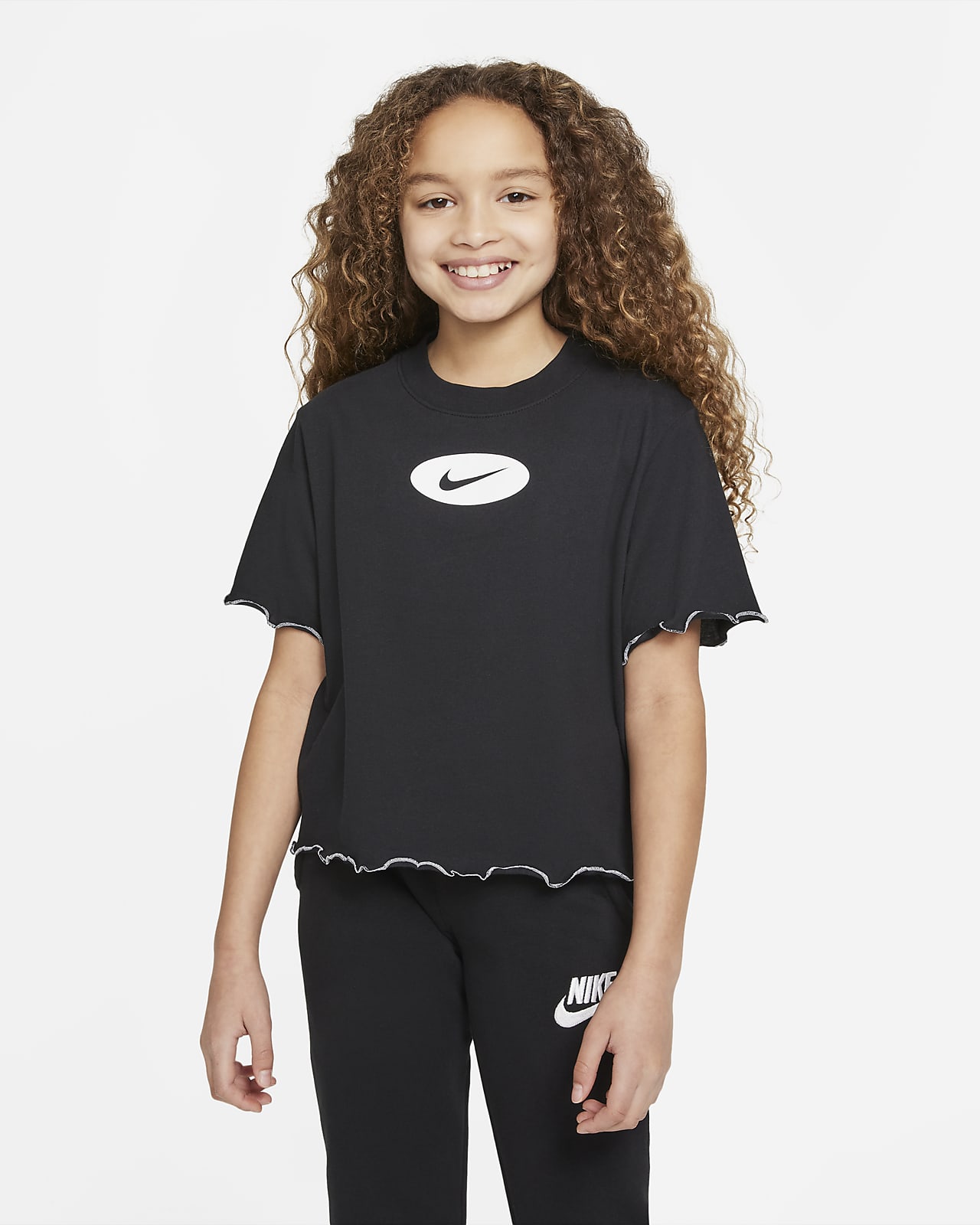 Nike Dri-FIT Icon Clash Older Kids' (Girls') Training T-Shirt