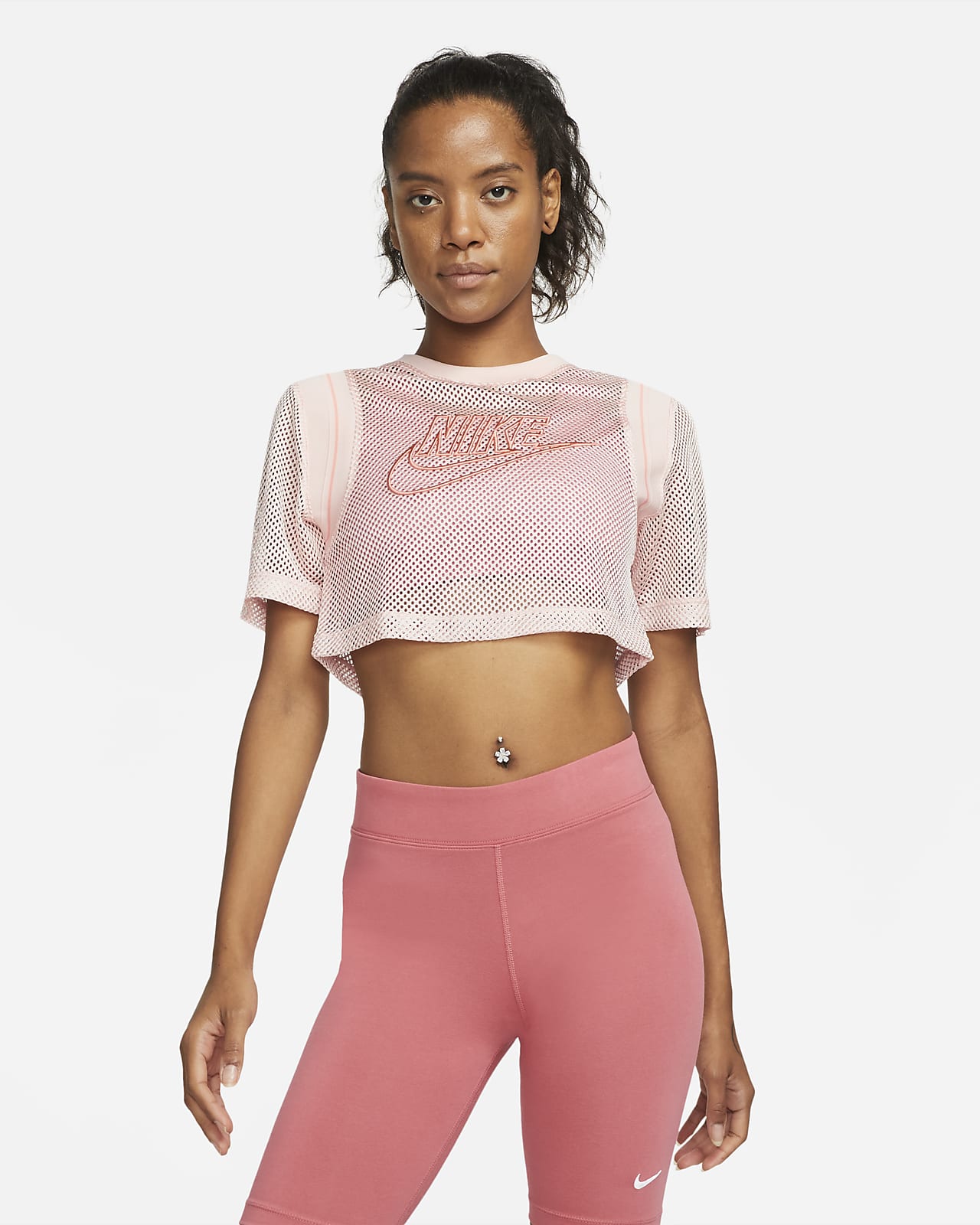 nike tennis crop top