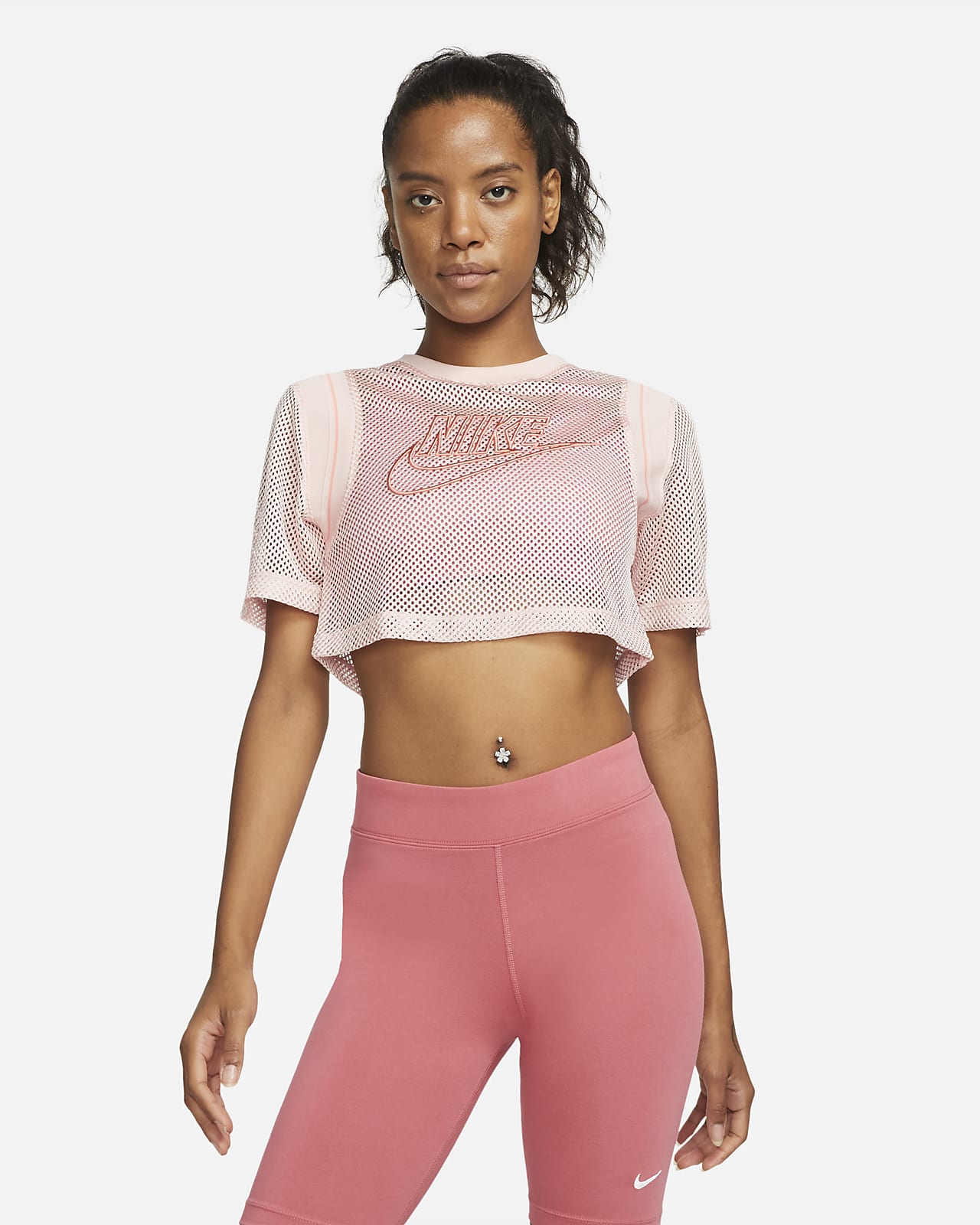 Short-Sleeve Tennis Crop Top. Nike FI