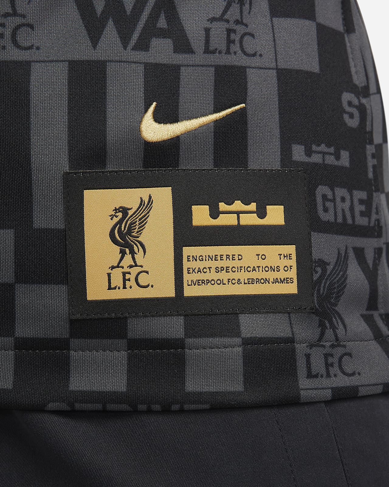 LeBron x Liverpool FC Stadium Women's Nike Dri-FIT Replica Soccer Jersey
