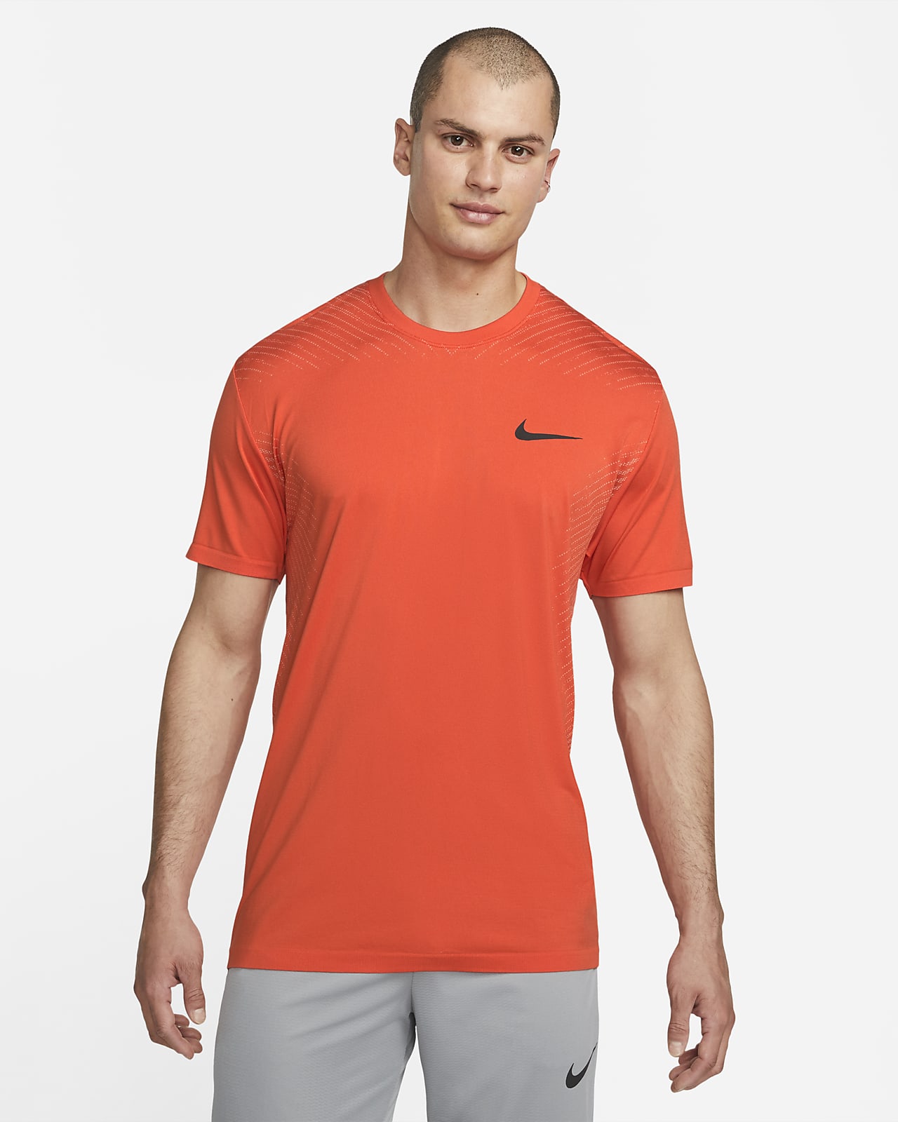 Ανδρική μπλούζα προπόνησης χωρίς ραφές Nike Dri-FIT