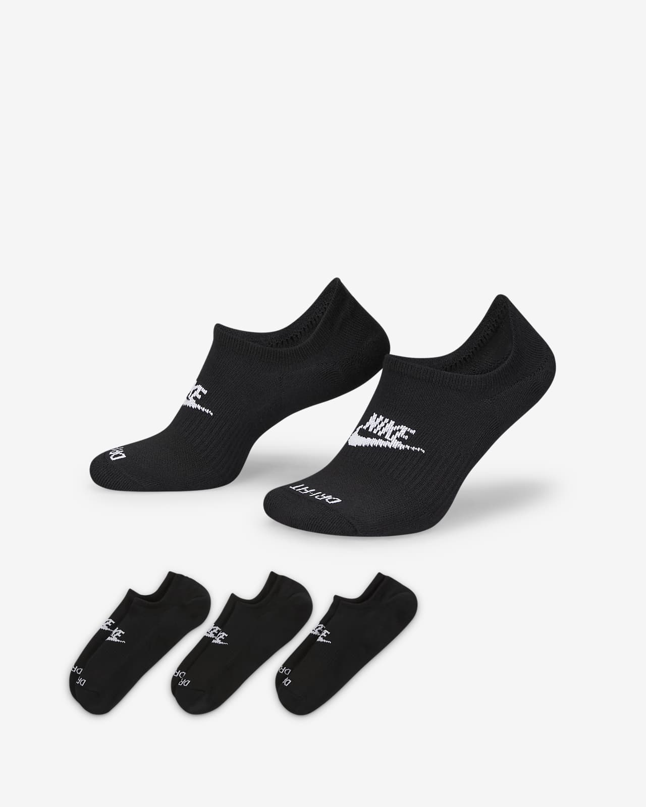 Everyday Plus Cushioned Nike Footie sokken