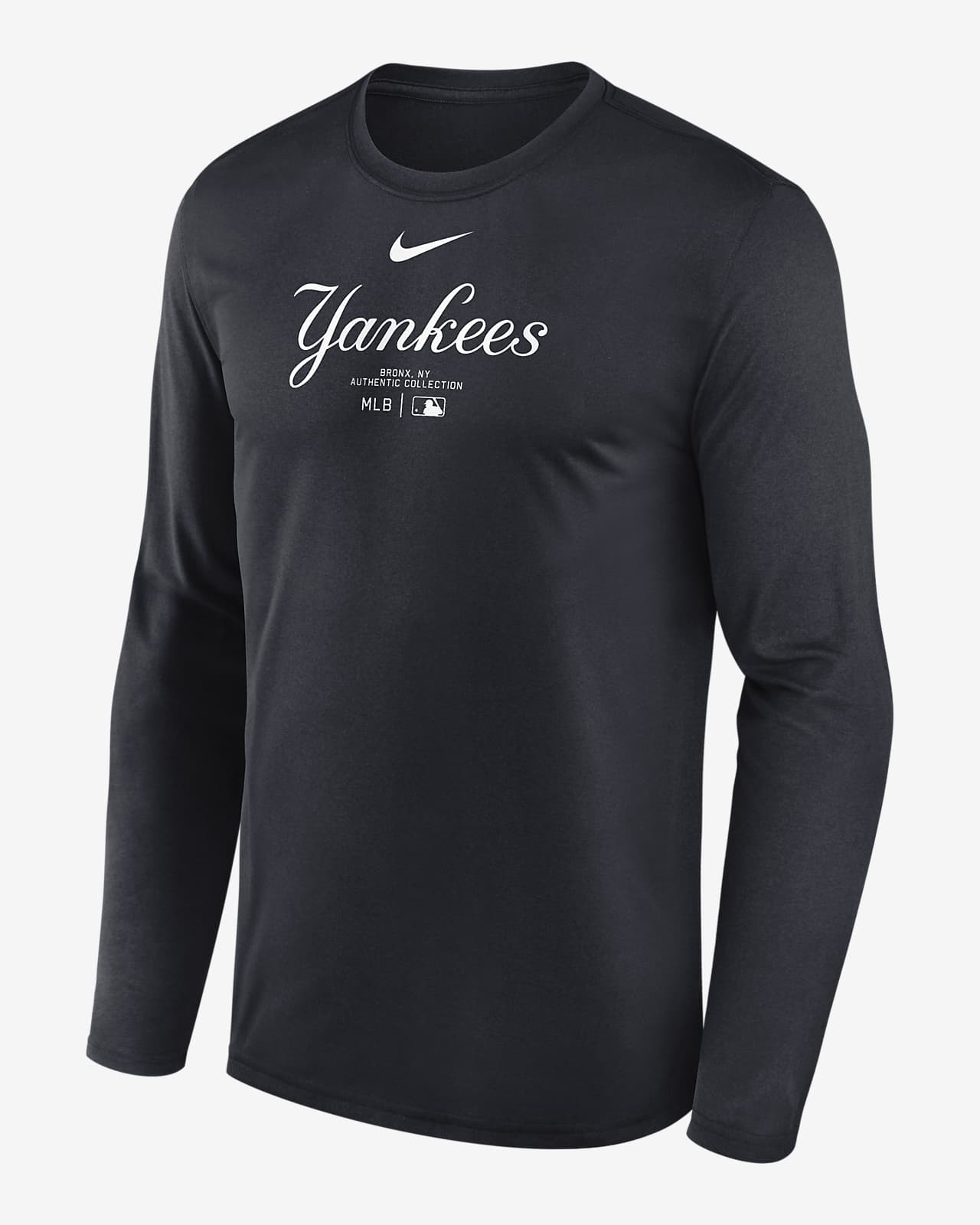 New York Yankees Authentic Collection Practice Men's Nike Dri-FIT MLB Long-Sleeve T-Shirt