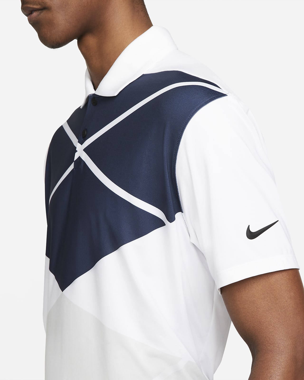 nike dri fit vapor polo blue