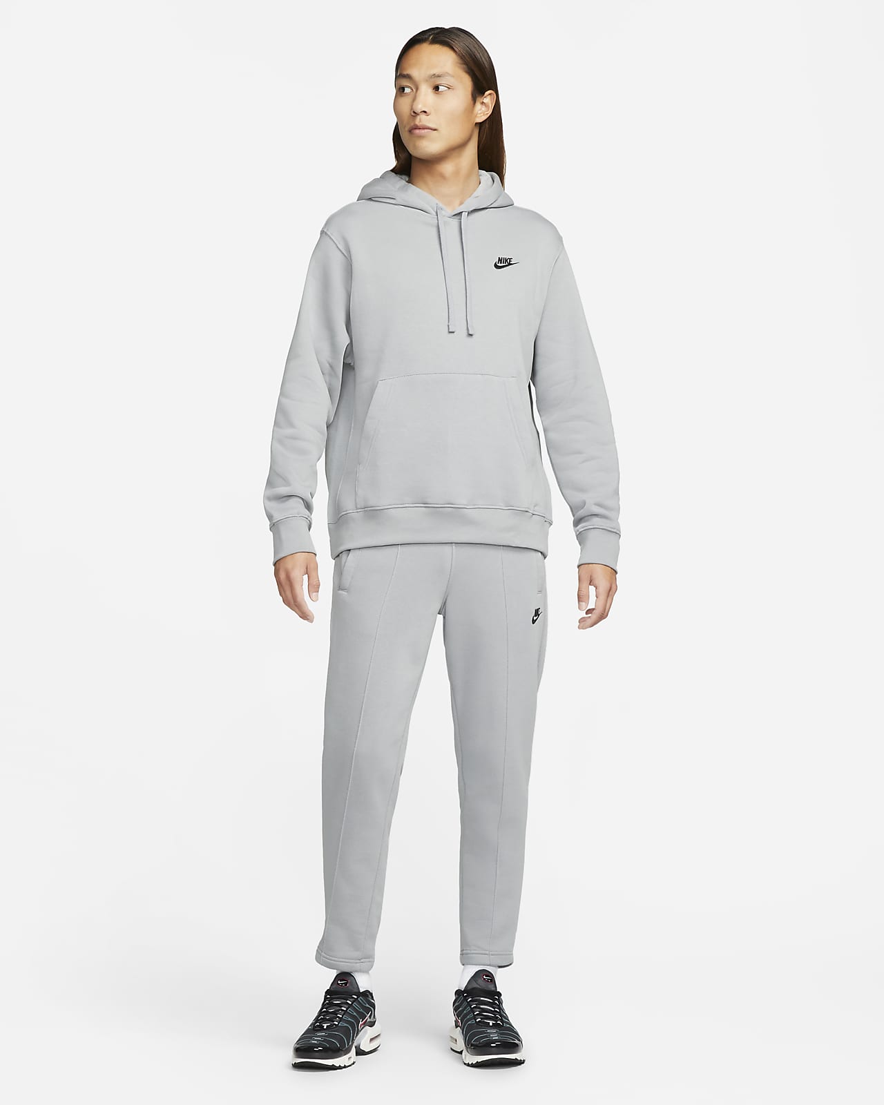 nike mens club hoodie