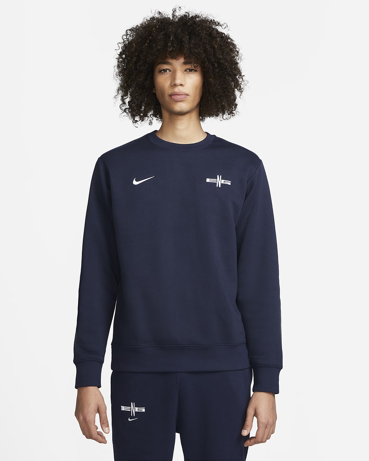 Sudadera de cuello sin cierre de fútbol Nike para hombre England National Team Club. Nike.com
