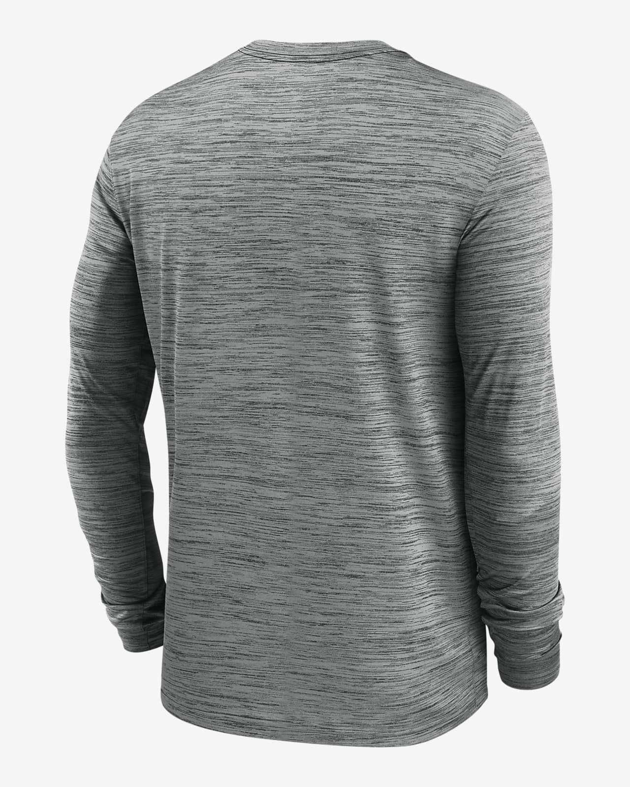 Nike Men's Dri-Fit Sideline Velocity (NFL Indianapolis Colts) Long-Sleeve T-Shirt in Grey, Size: Small | 00KX06G98-078