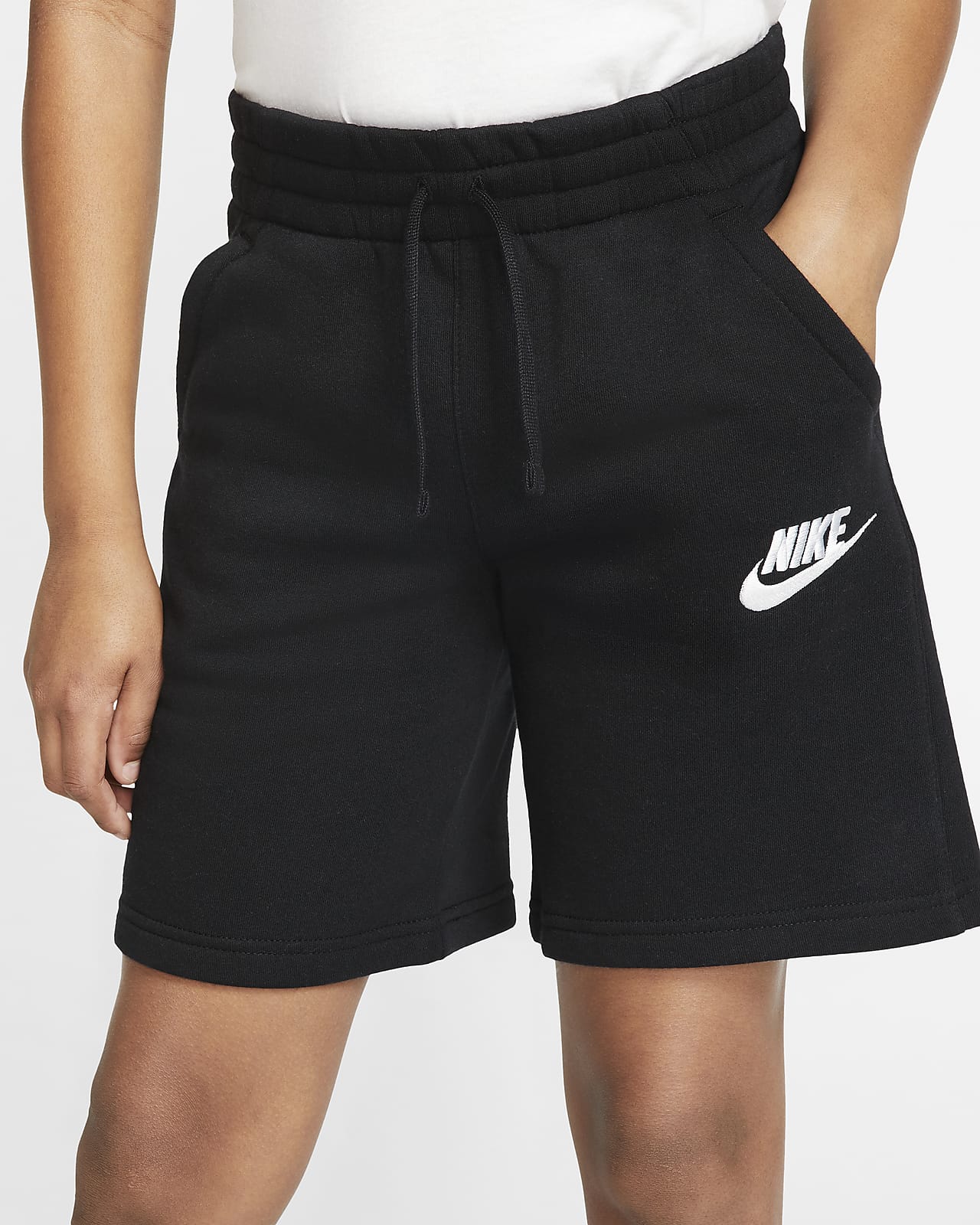 nike sweat shorts girls