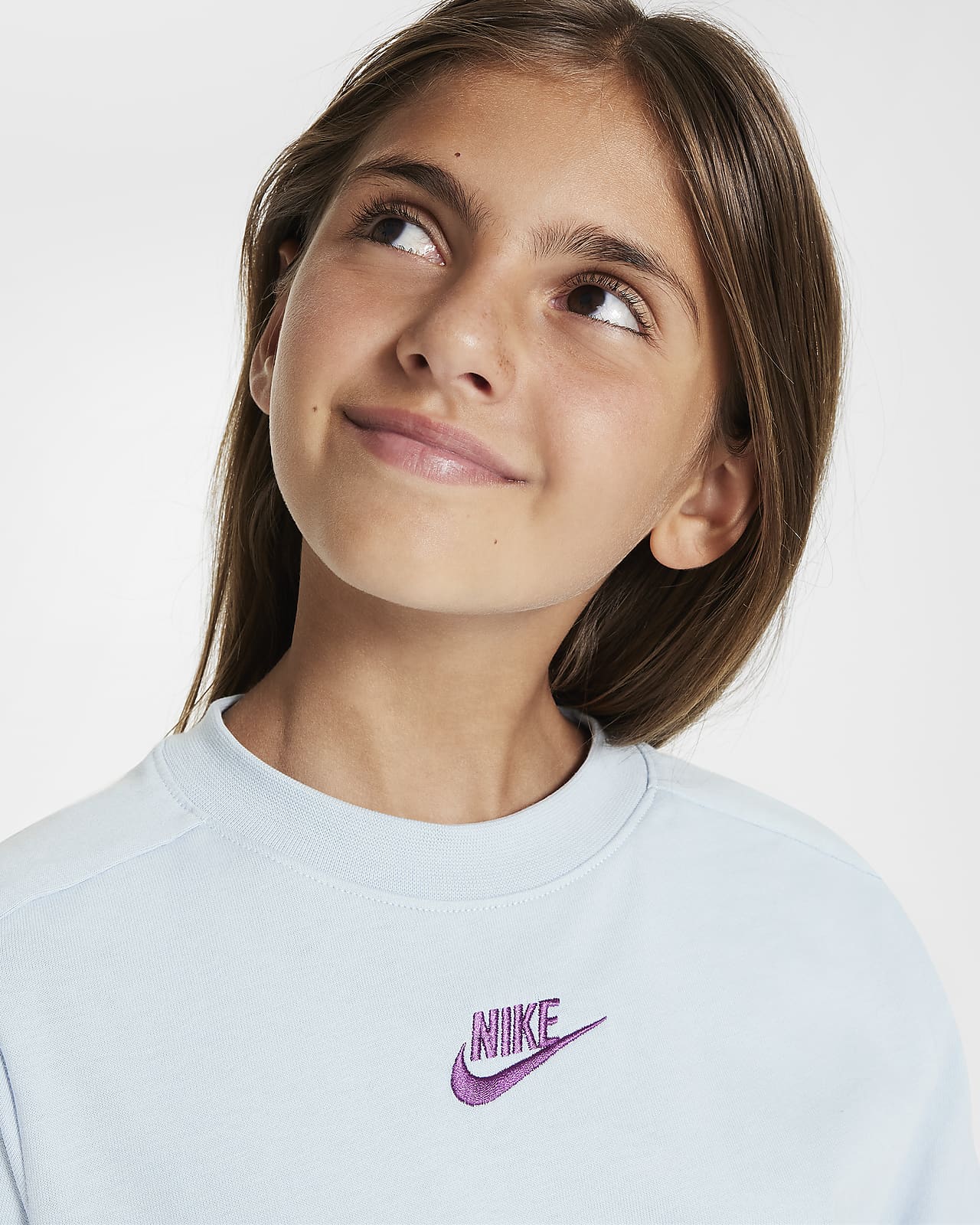 Nike Sportswear Older Kids' (Girls') Short-Sleeve Top. Nike LU