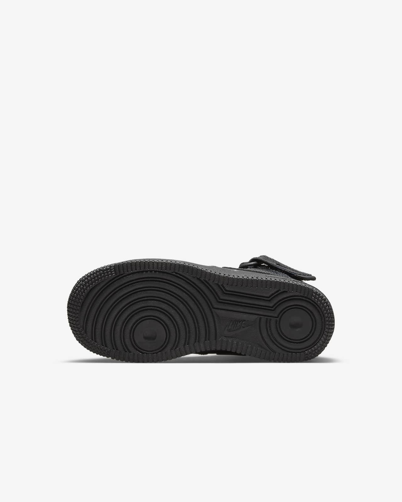 Nike Force 1 Little Kids' Shoe Size 10.5, Black