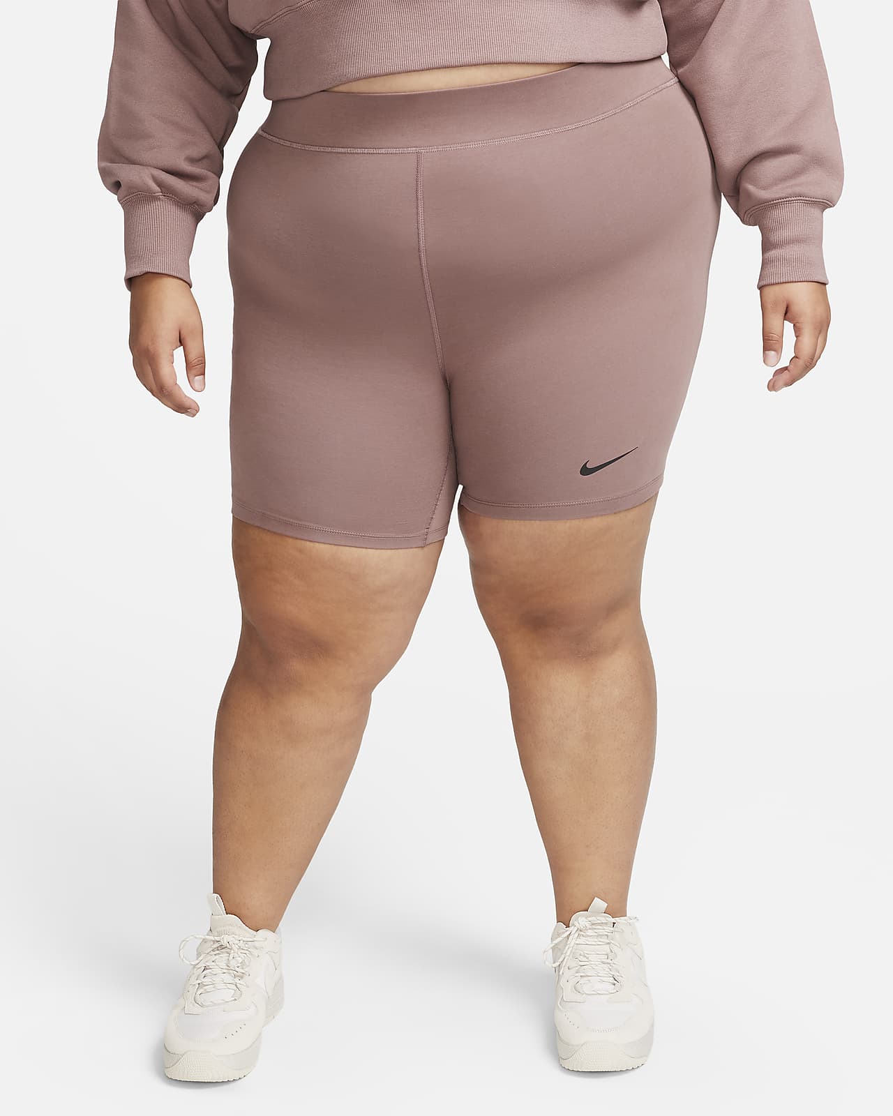 Nike Sportswear Classic Women's High-Waisted 8" Biker Shorts (Plus Size)