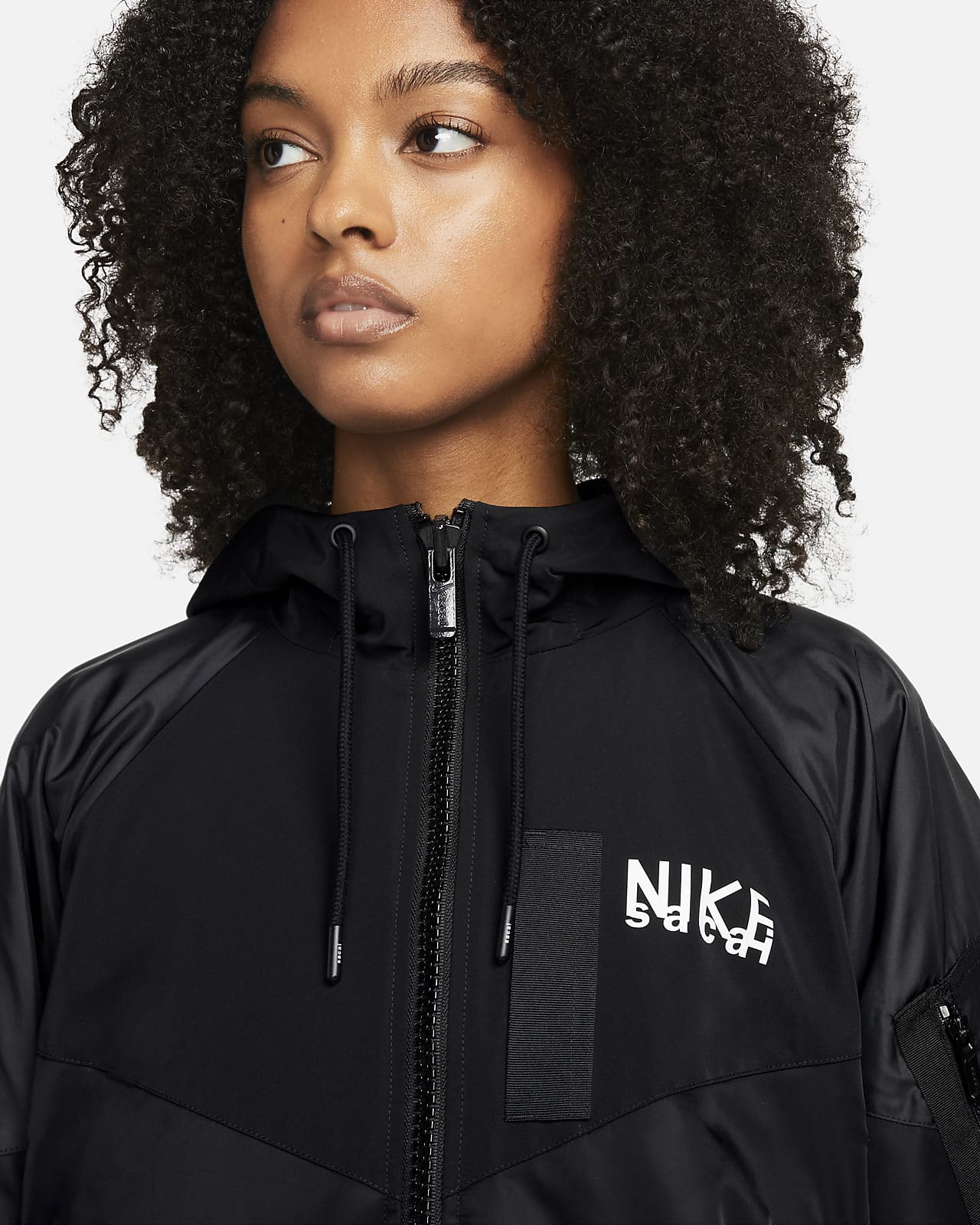 Nike x sacai Women's Full-Zip Hooded Jacket