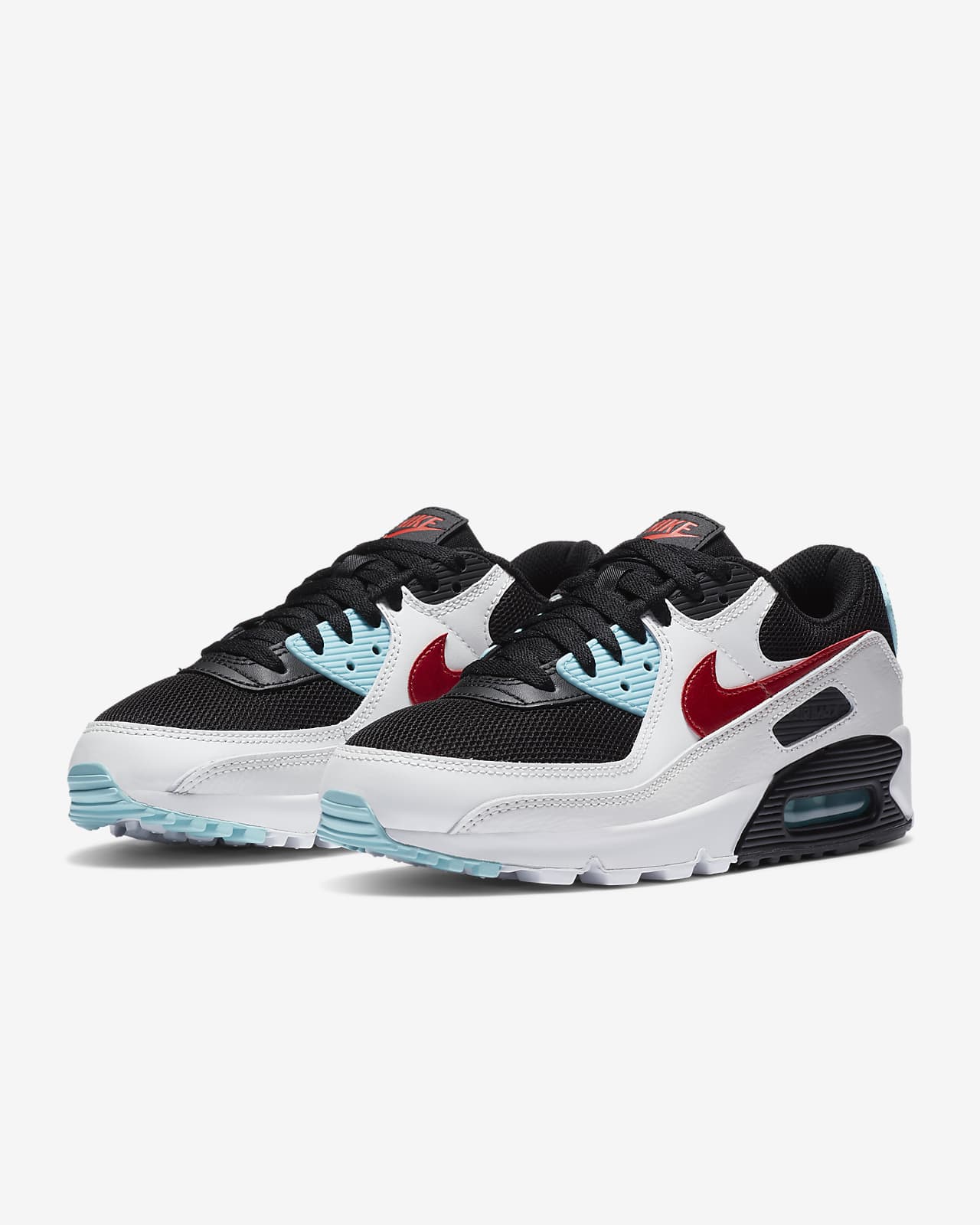 black and red womens nike air max