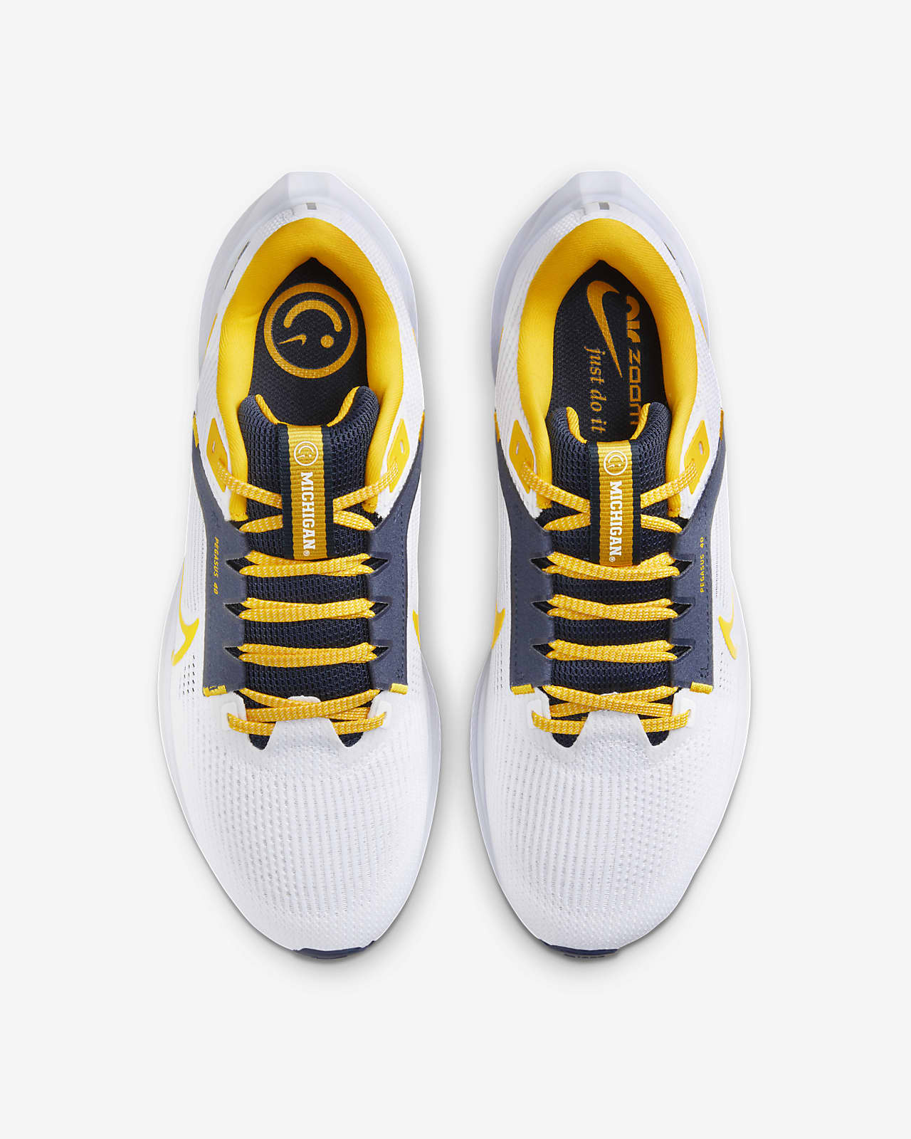 Nike Pegasus 40 (Michigan) Men's Road Running Shoes.