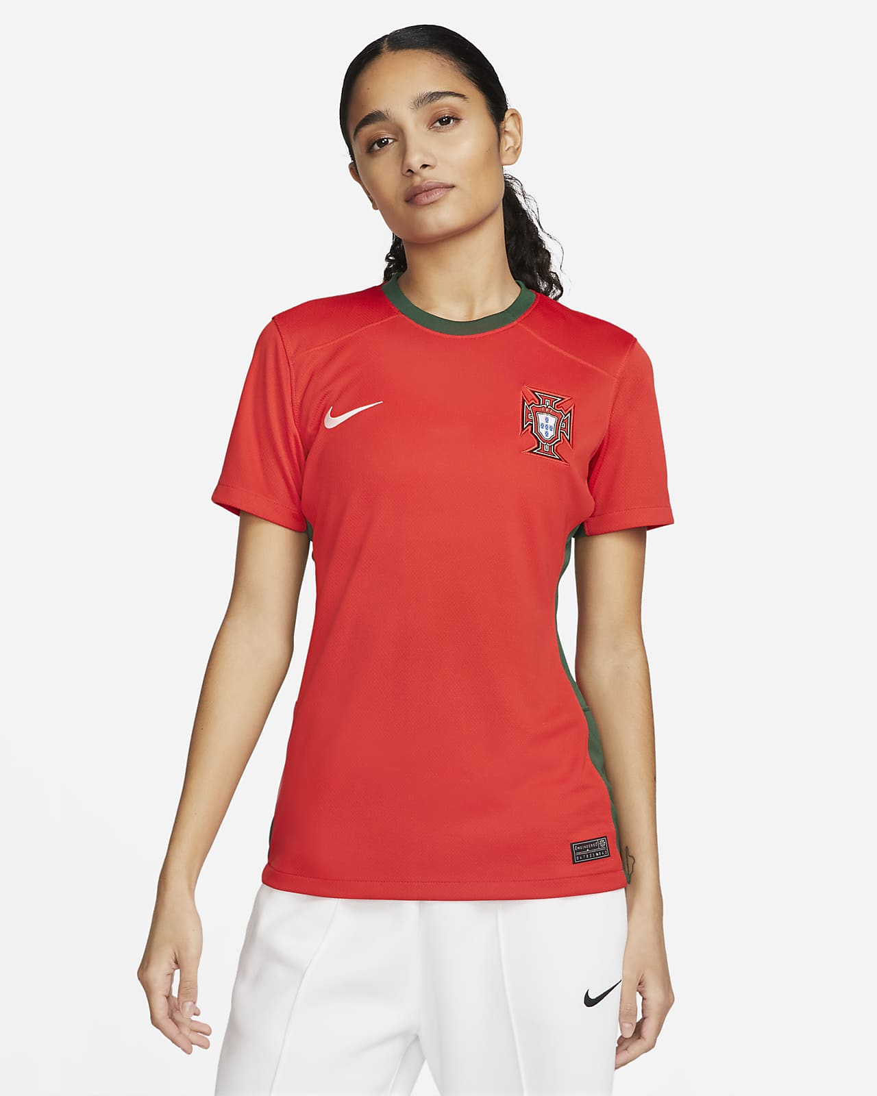 Maglia da calcio Nike Dri-FIT Portogallo 2023 Stadium da donna – Home