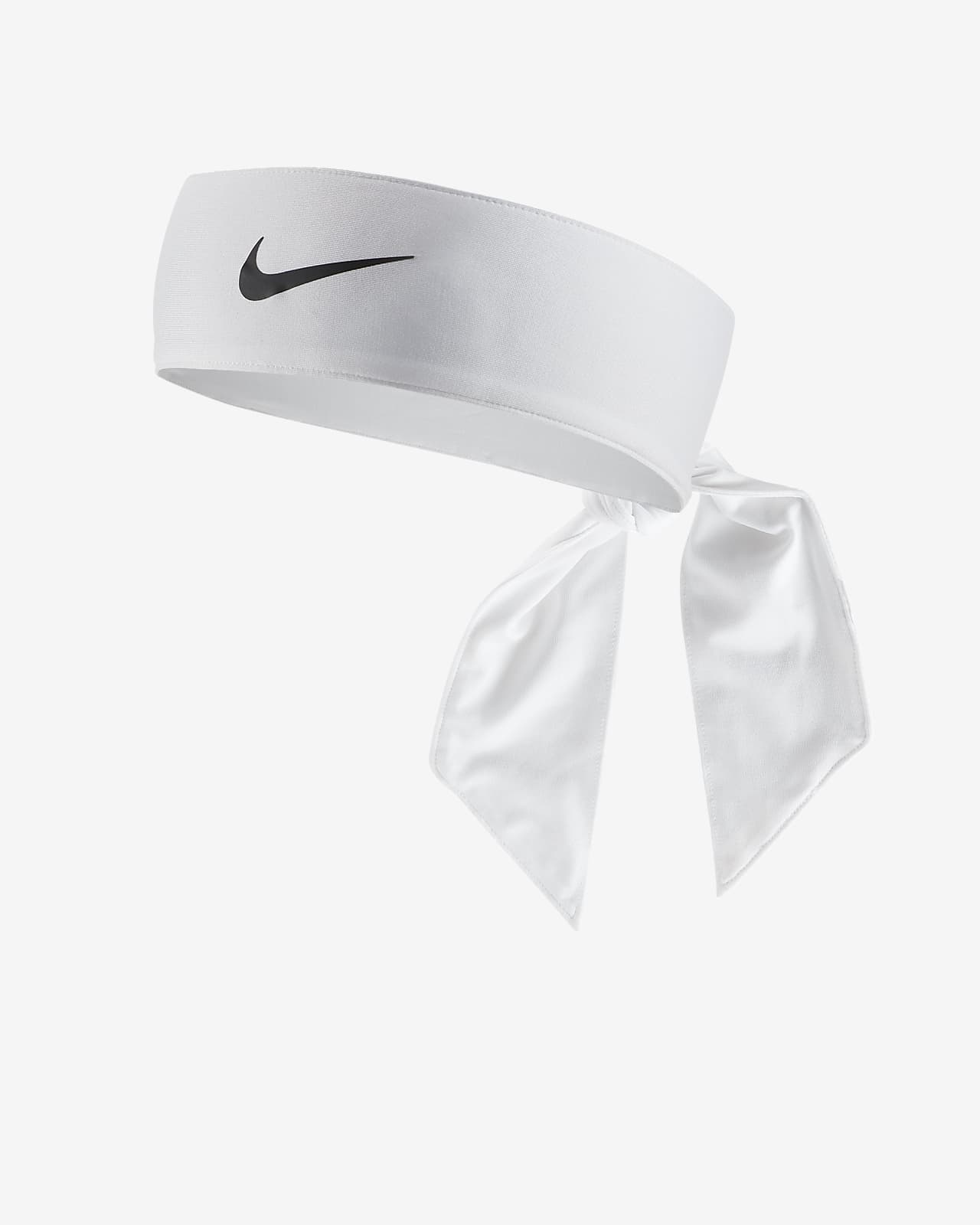 white nike head tie