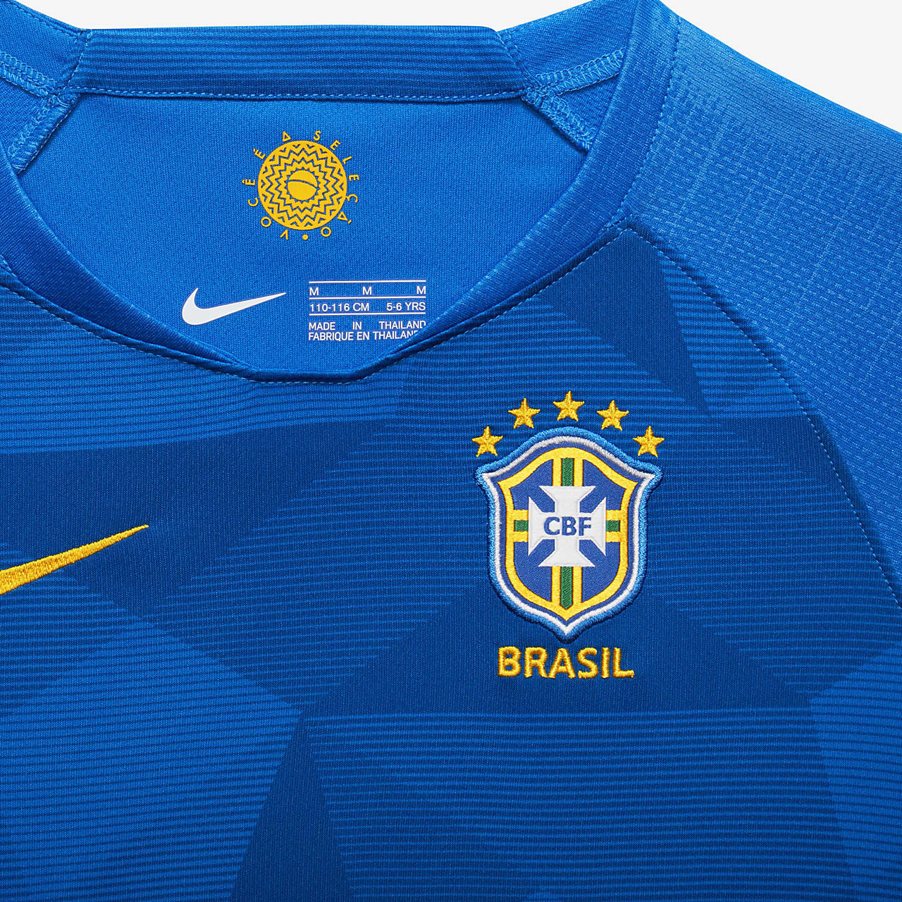 2018 Brazil CBF Stadium Away Younger Kids' Football Kit. Nike ZA