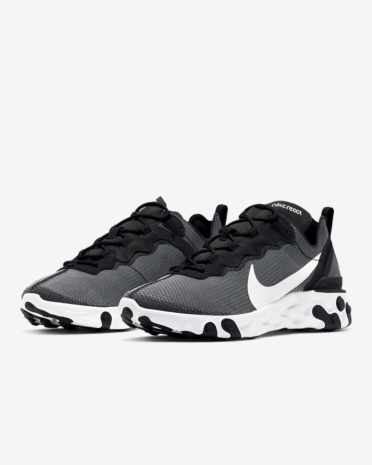 nike react element 55 black sale