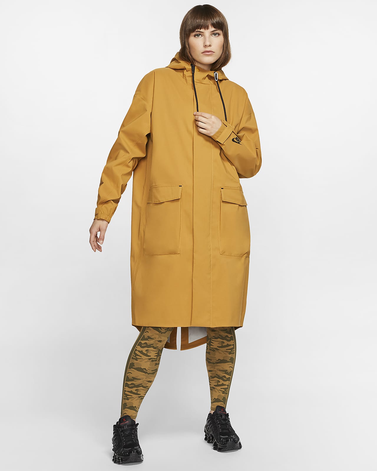 nike women's trench coat