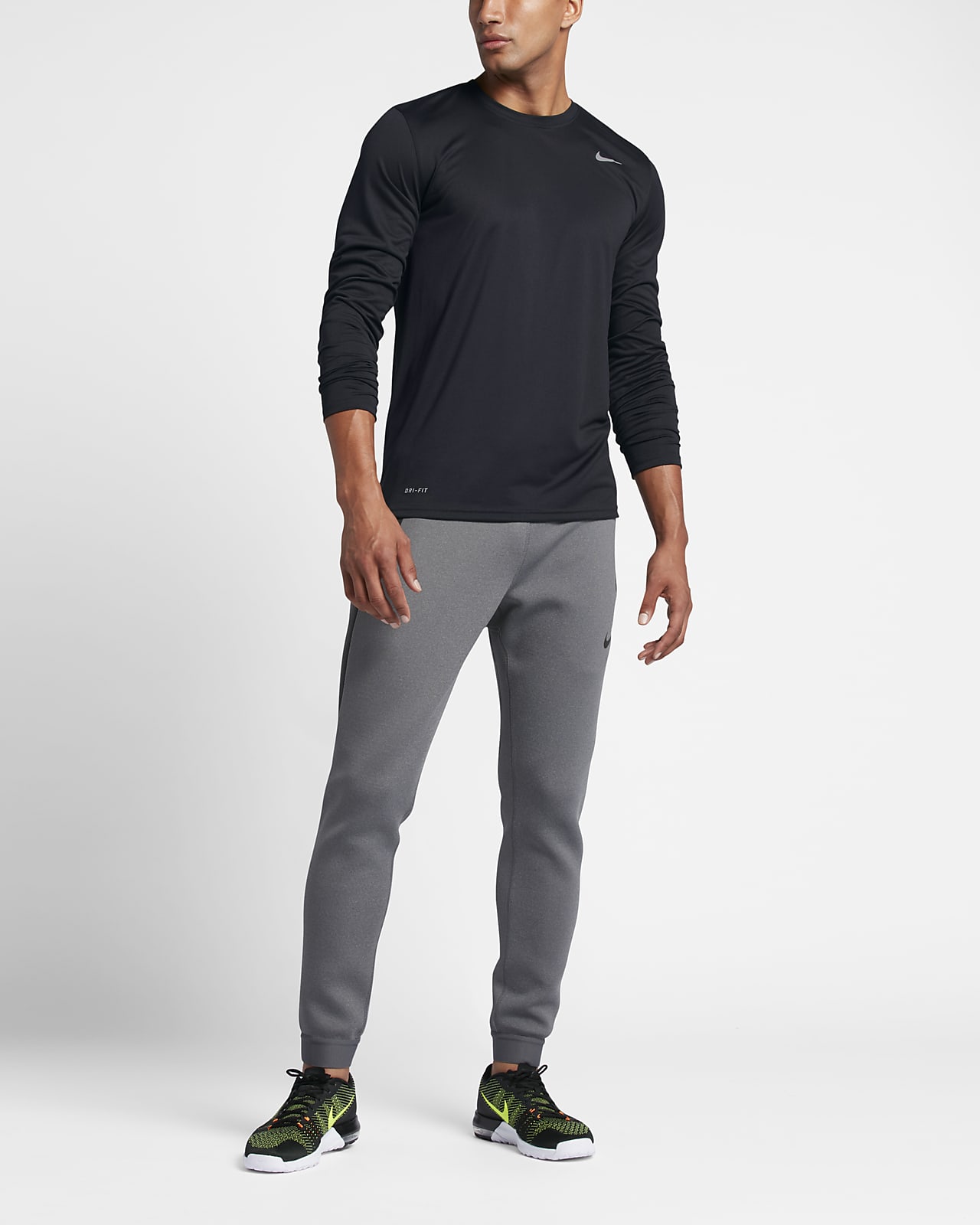 Nike Dri-FIT Men's Long-Sleeve Training T-Shirt. Nike ID