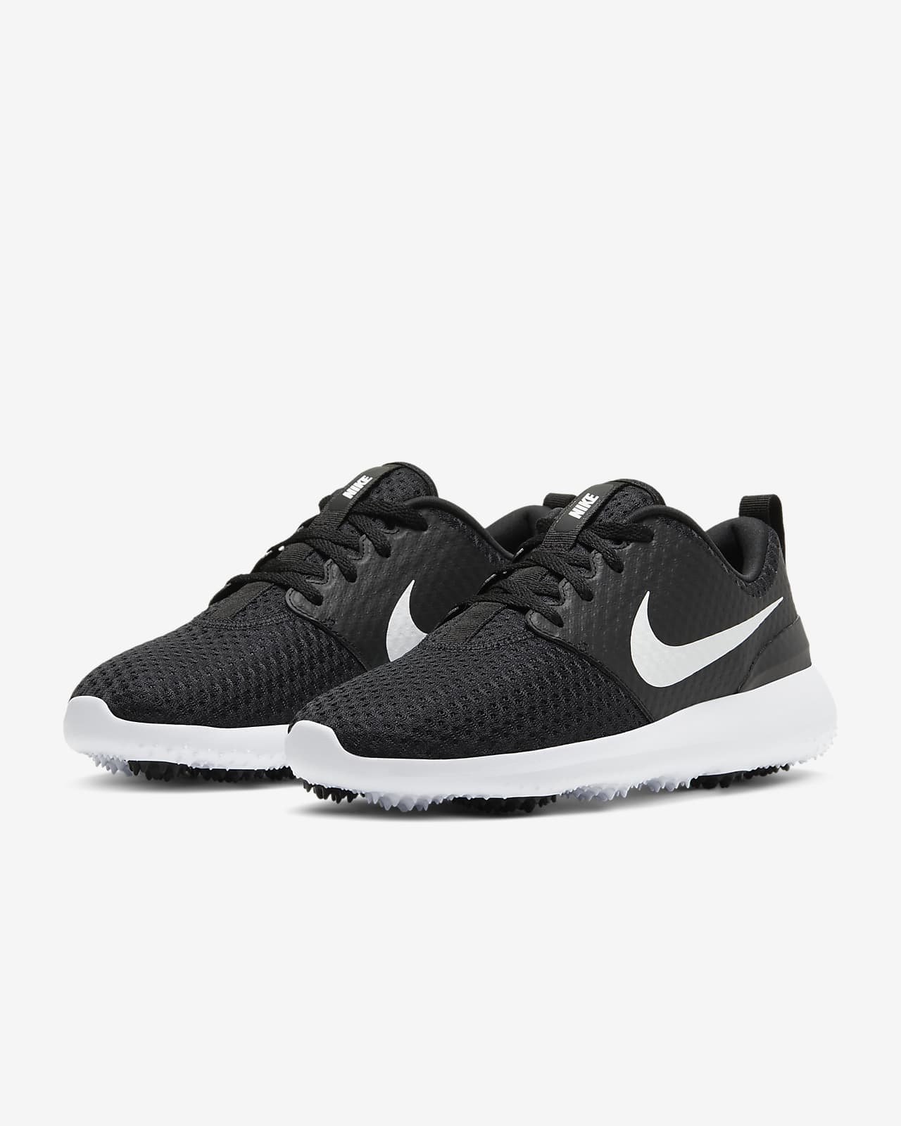 roshes shoes black and white