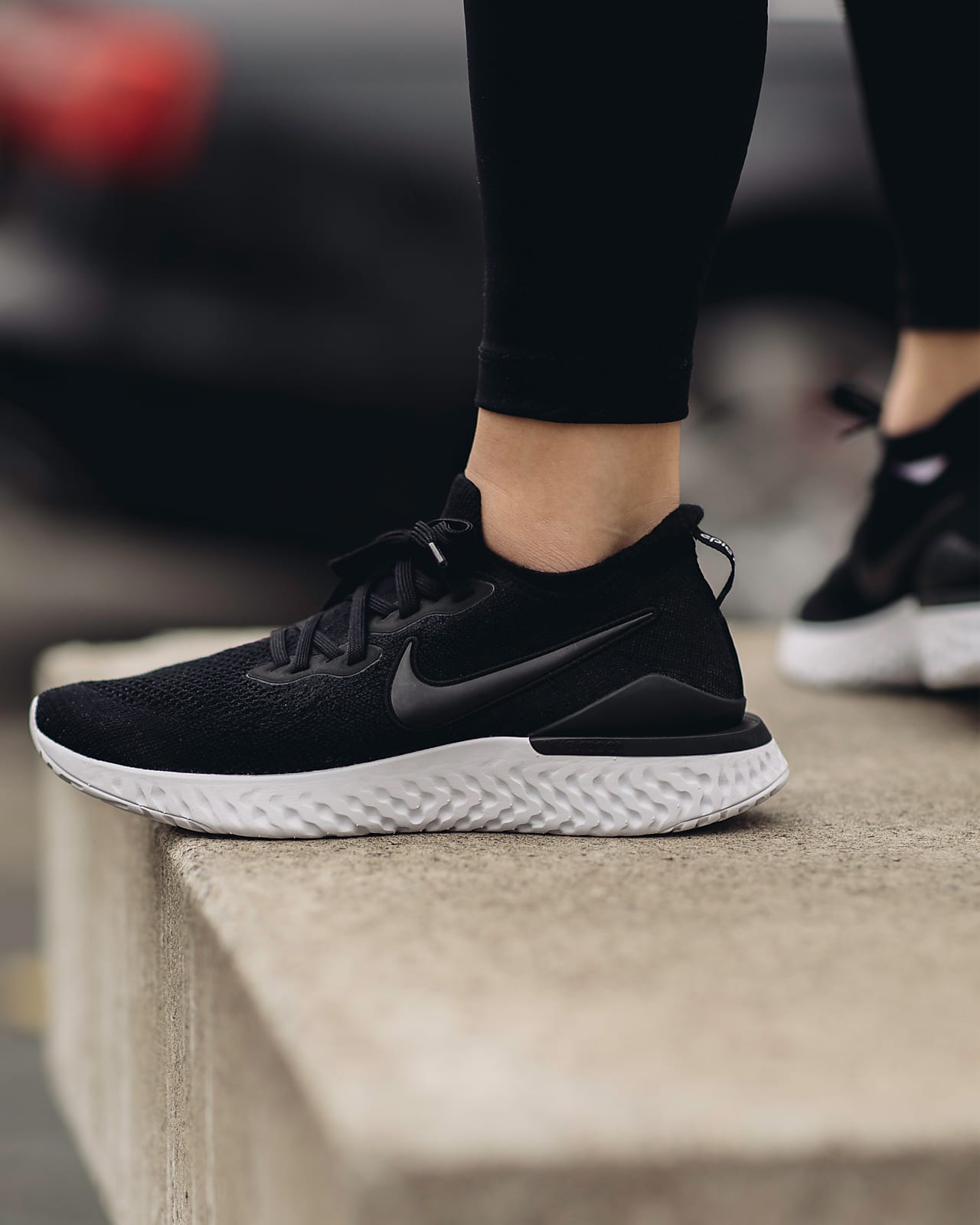 nike epic react flyknit femme gris