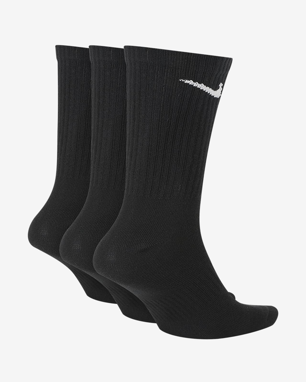 fusión Opuesto tonto Nike Everyday Lightweight Training Crew Socks (3 Pairs). Nike ID