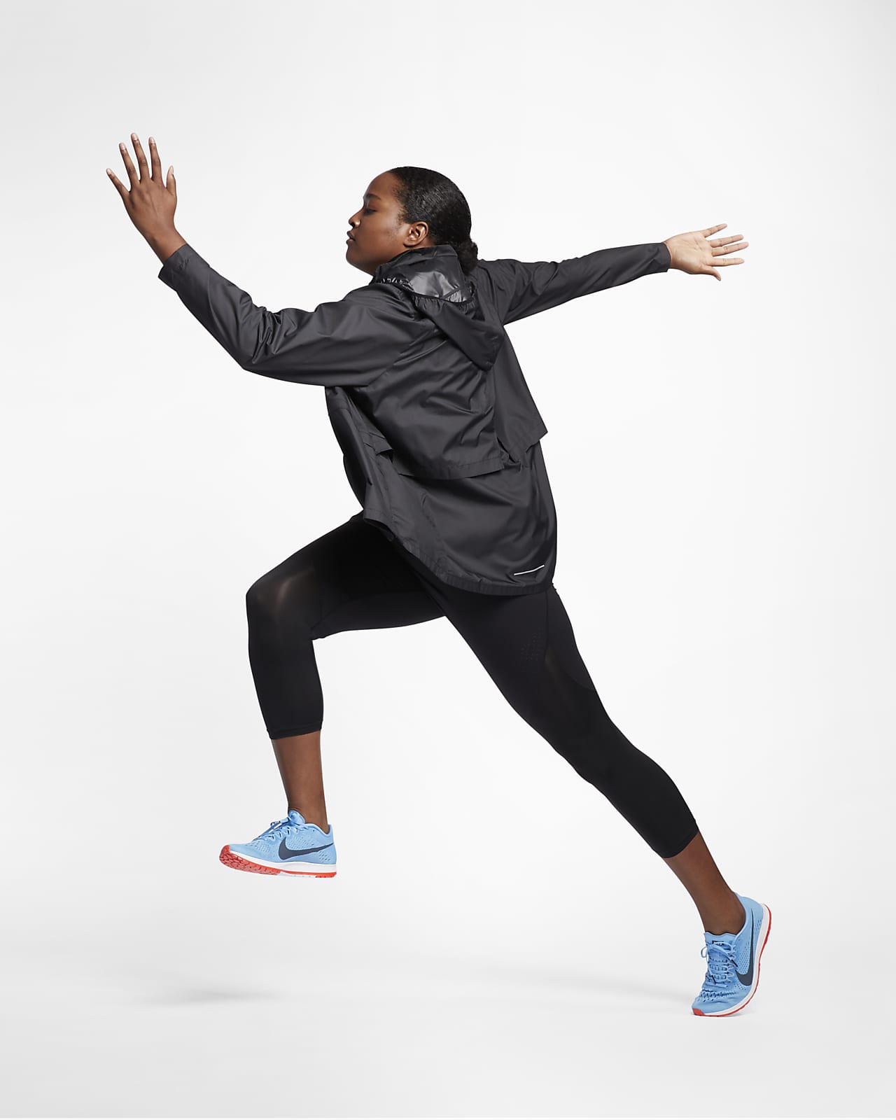 nike plus size running jacket